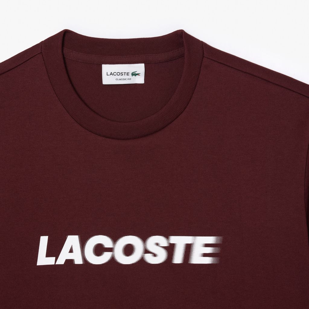 Áo Thun Lacoste Nam Chất Liệu Cotton Dày Có Logo