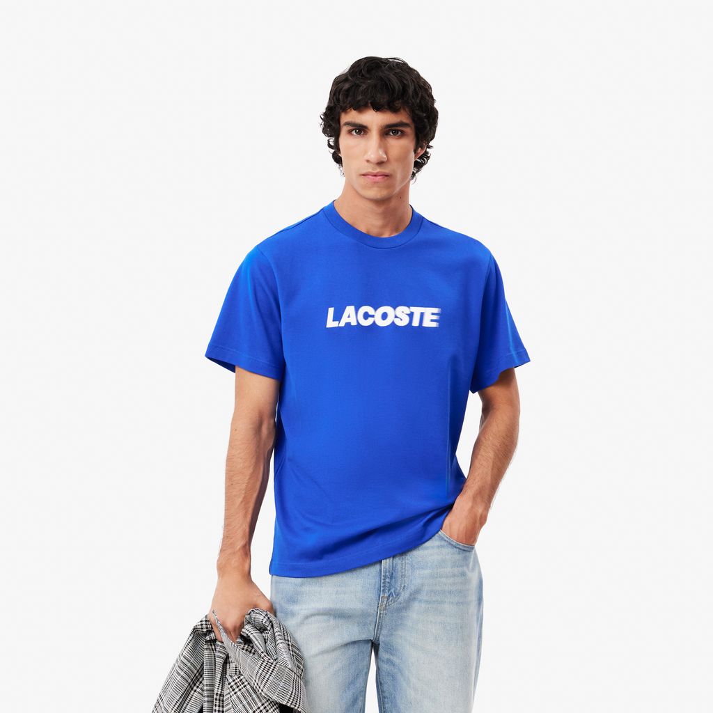Áo Thun Lacoste Nam Chất Liệu Cotton Dày Có Logo