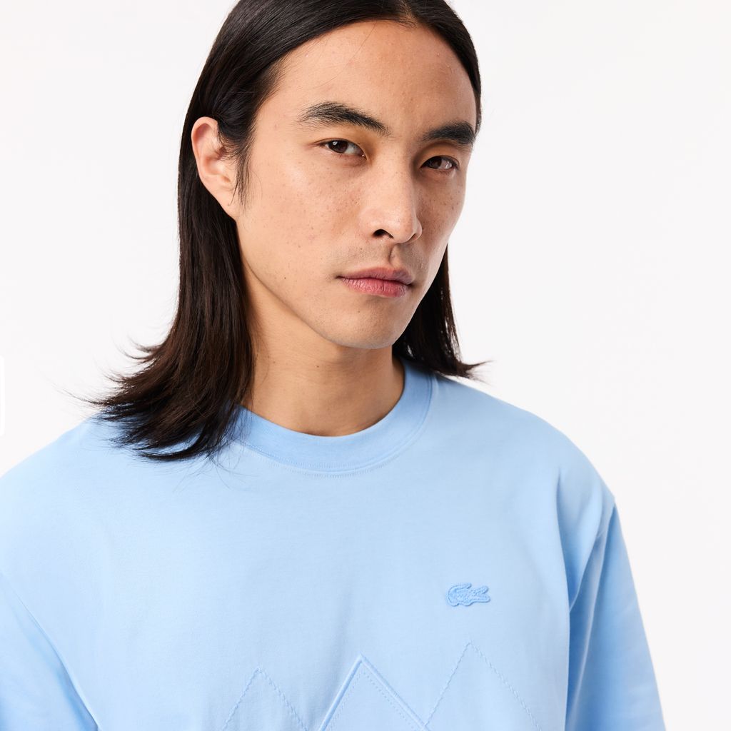 Áo Thun Lacoste Nam Dáng Rộng Chất Liệu Cotton