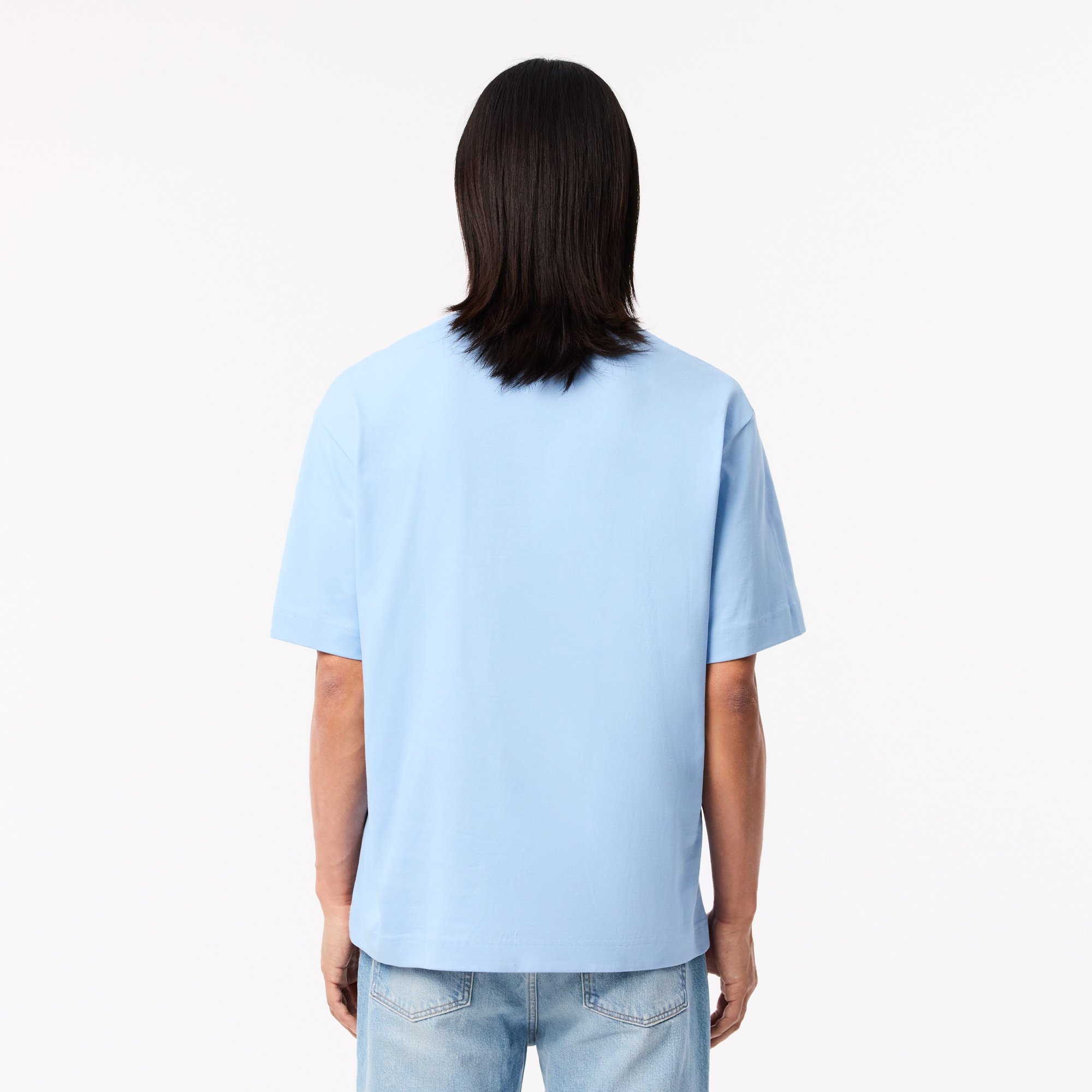 Áo Thun Lacoste Nam Dáng Rộng Chất Liệu Cotton