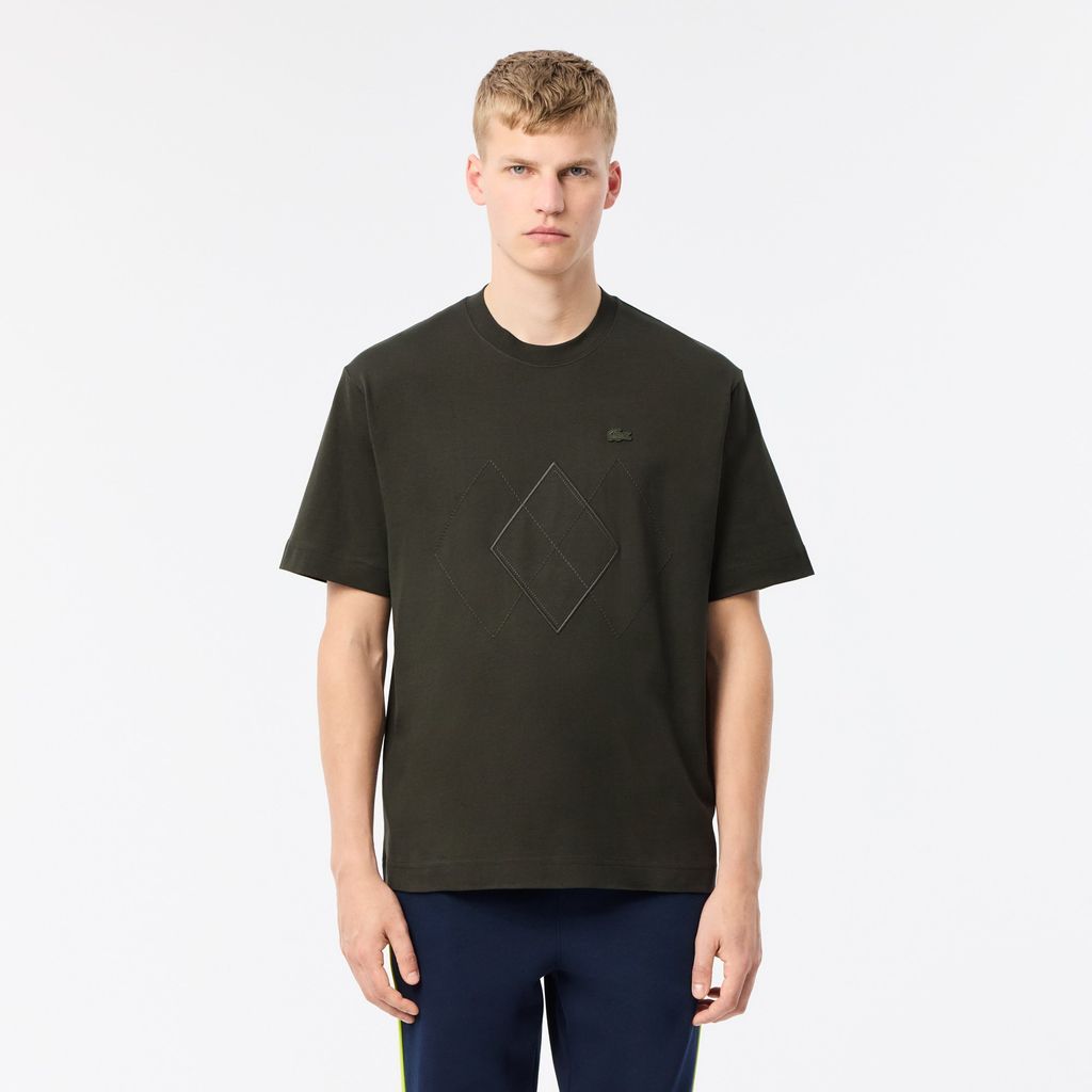 Áo Thun Lacoste Nam Dáng Rộng Chất Liệu Cotton