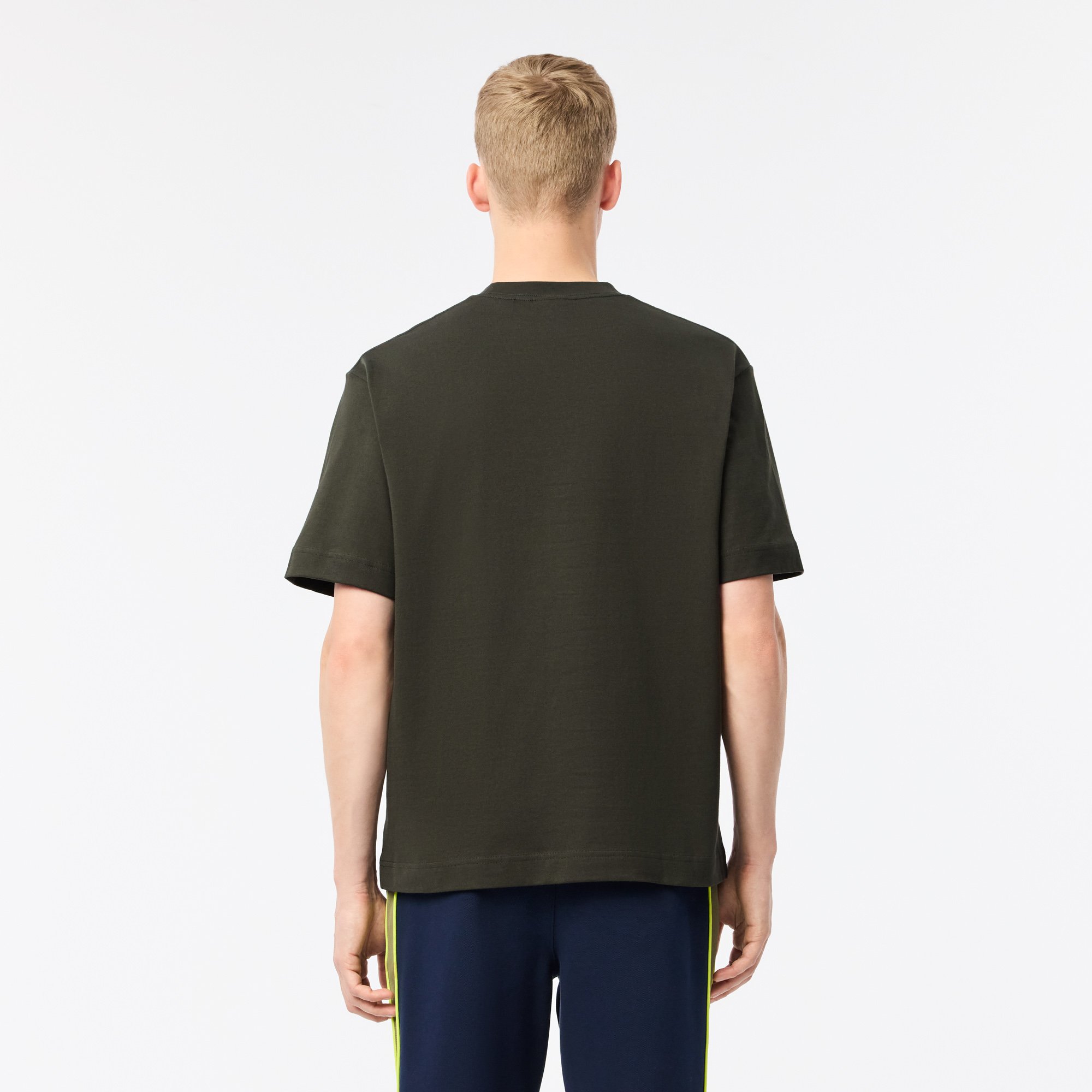 Áo Thun Lacoste Nam Dáng Rộng Chất Liệu Cotton