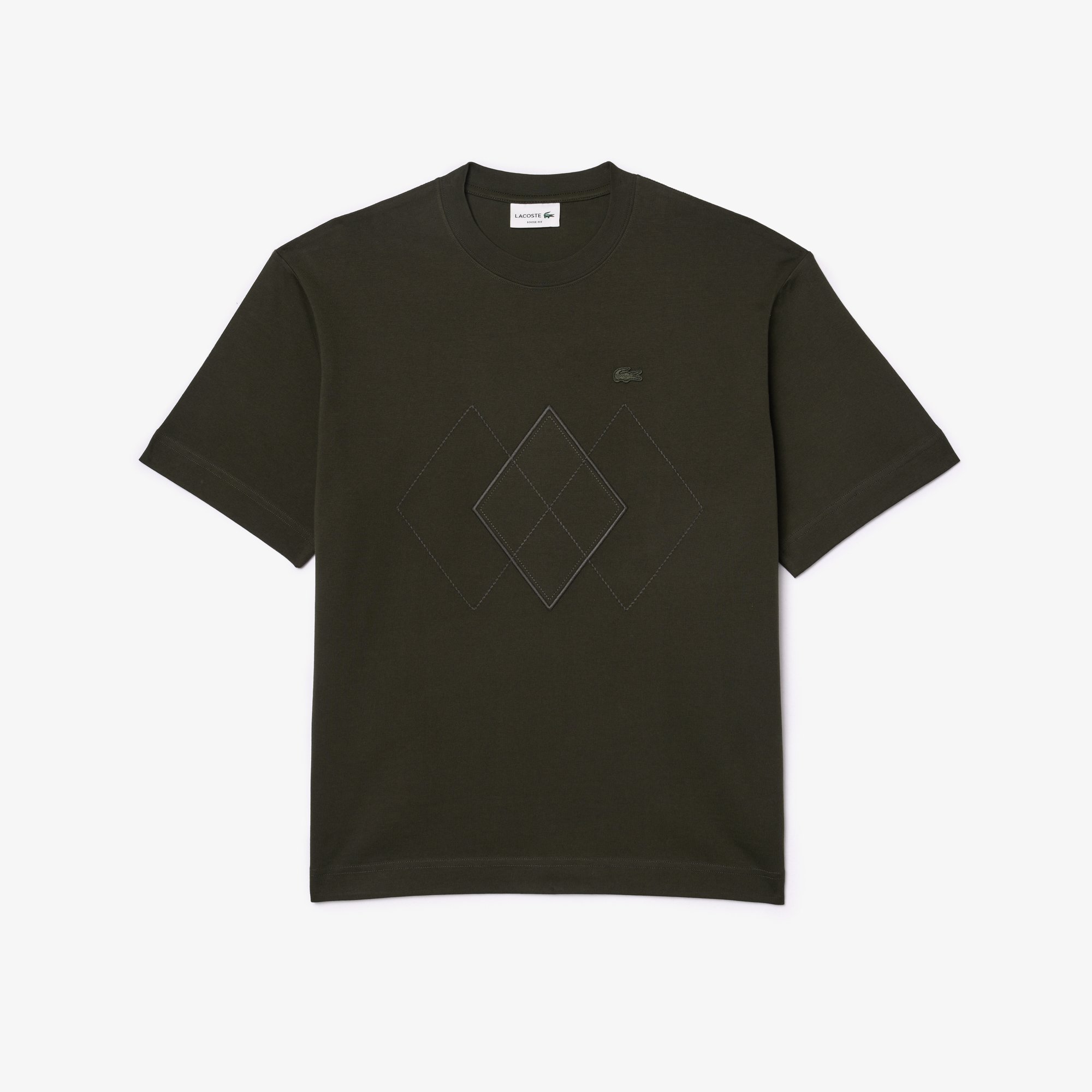 Áo Thun Lacoste Nam Dáng Rộng Chất Liệu Cotton