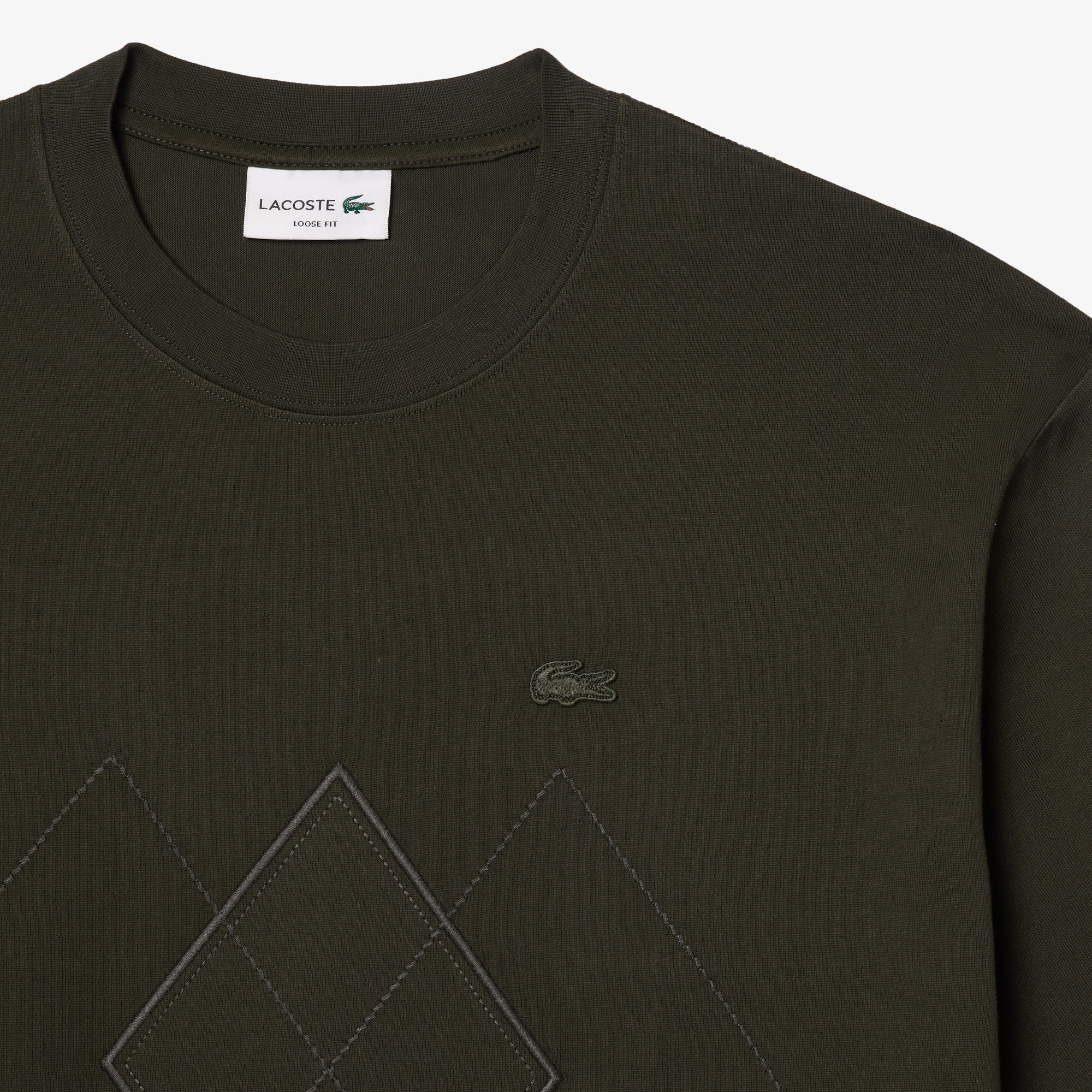 Áo Thun Lacoste Nam Dáng Rộng Chất Liệu Cotton