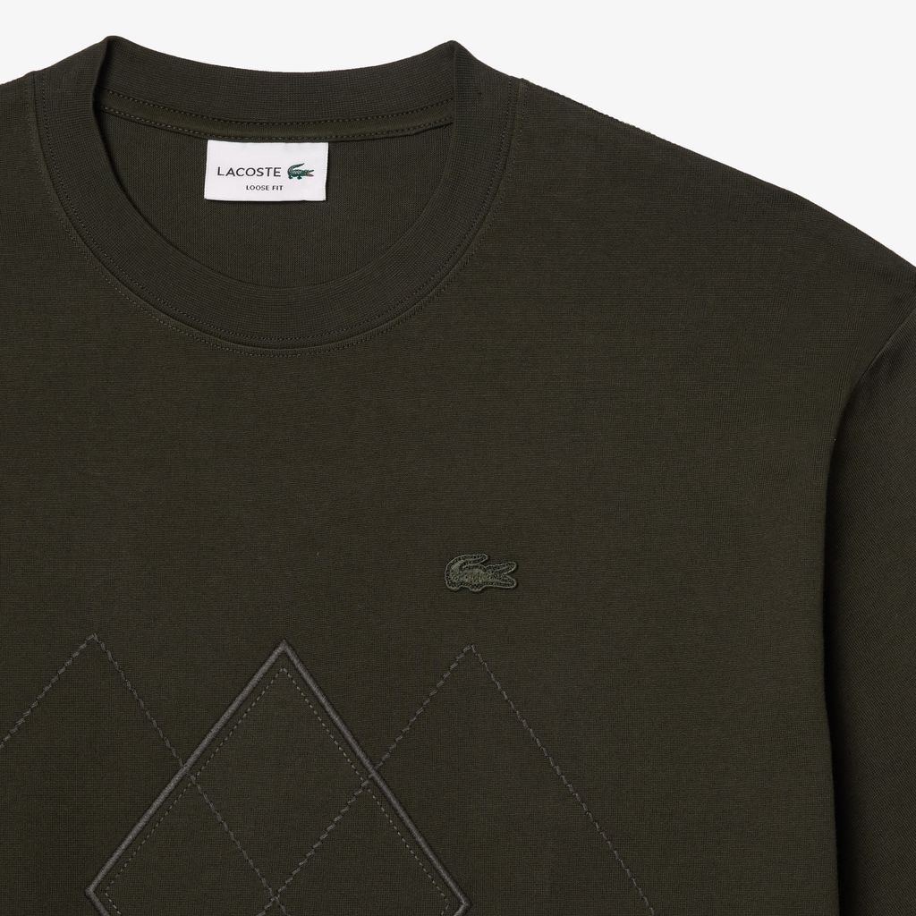 Áo Thun Lacoste Nam Dáng Rộng Chất Liệu Cotton