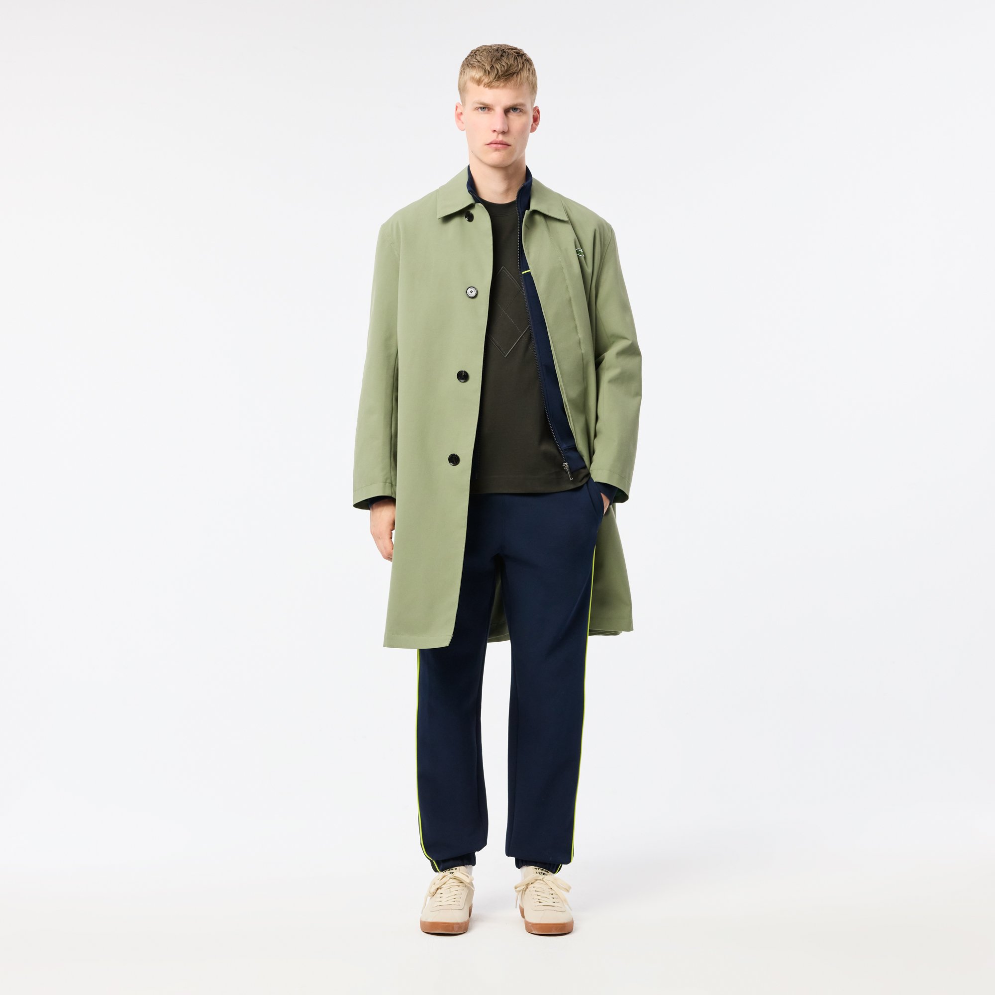 Áo Thun Lacoste Nam Dáng Rộng Chất Liệu Cotton