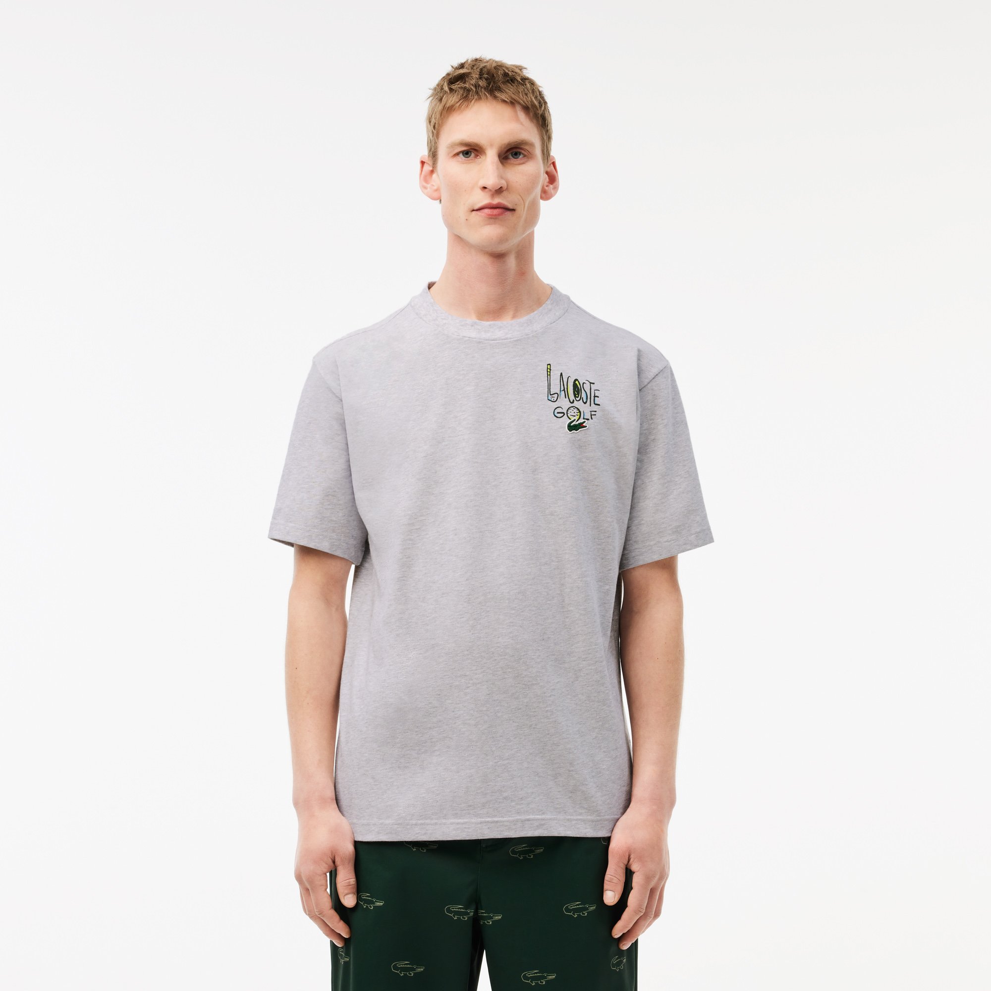 Áo Thun Golf Lacoste Nam Dáng Rộng Công Nghệ Ultra-Dry Chất Liệu Cotton