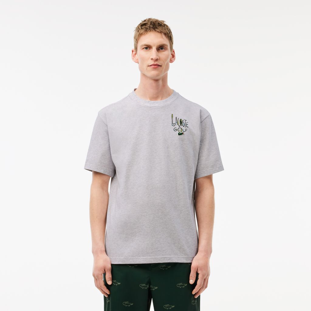 Áo Thun Golf Lacoste Nam Dáng Rộng Công Nghệ Ultra-Dry Chất Liệu Cotton