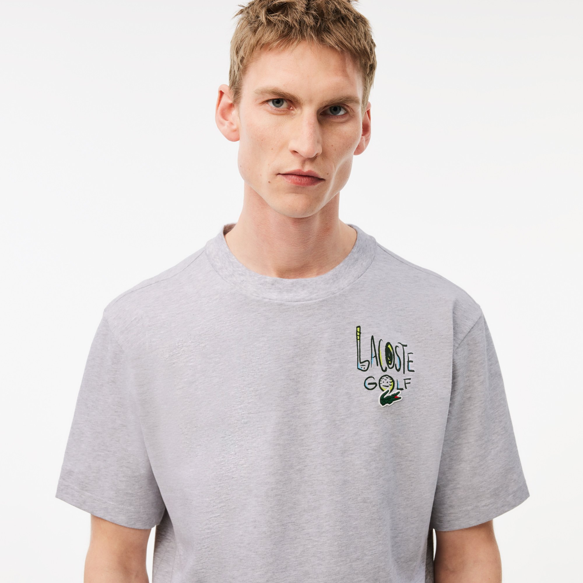 Áo Thun Golf Lacoste Nam Dáng Rộng Công Nghệ Ultra-Dry Chất Liệu Cotton
