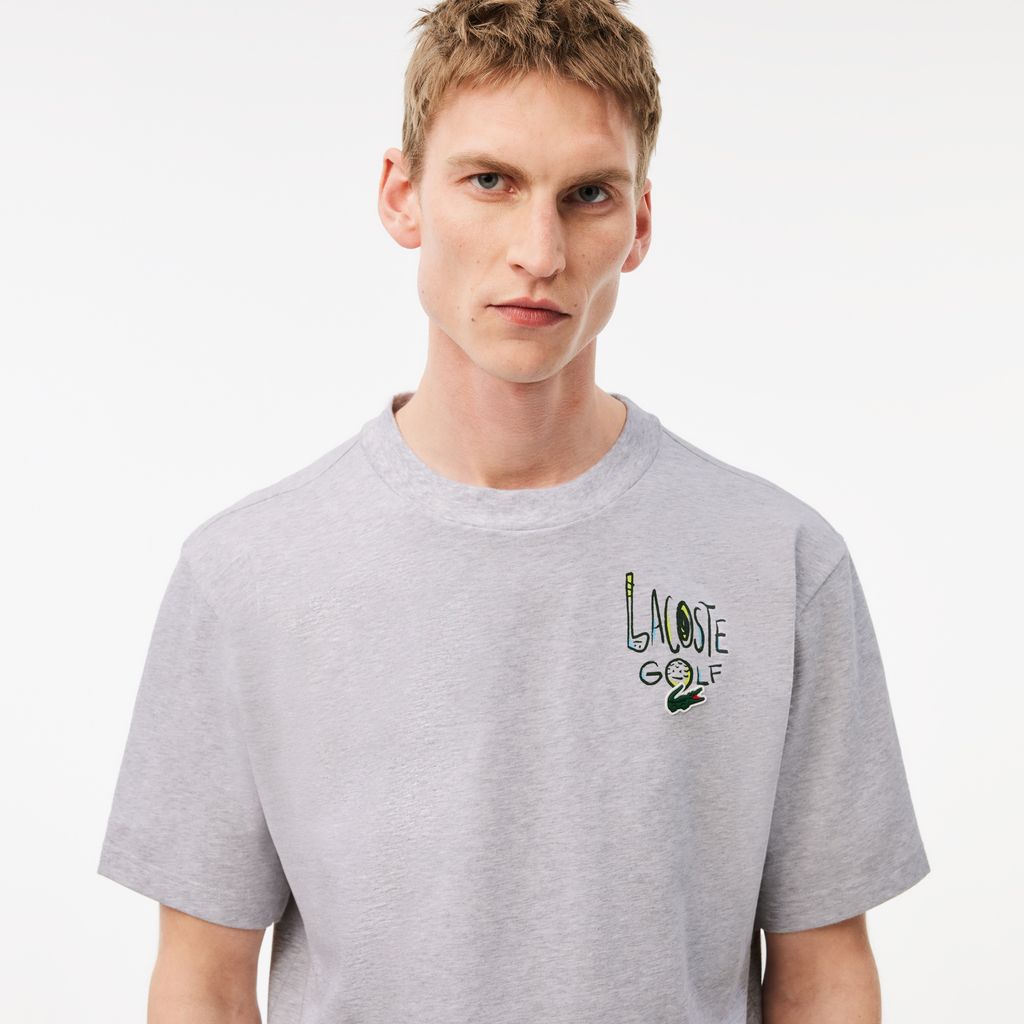 Áo Thun Golf Lacoste Nam Dáng Rộng Công Nghệ Ultra-Dry Chất Liệu Cotton