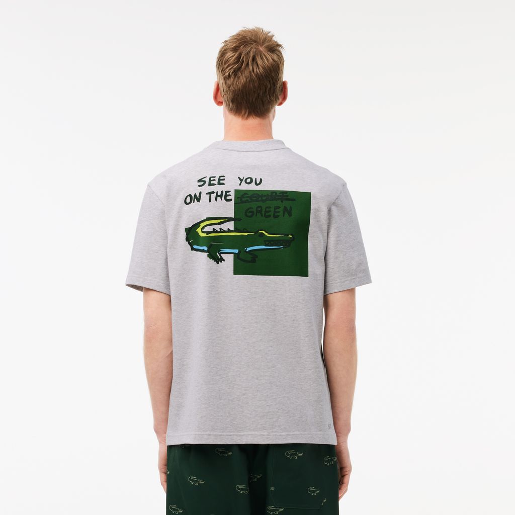 Áo Thun Golf Lacoste Nam Dáng Rộng Công Nghệ Ultra-Dry Chất Liệu Cotton