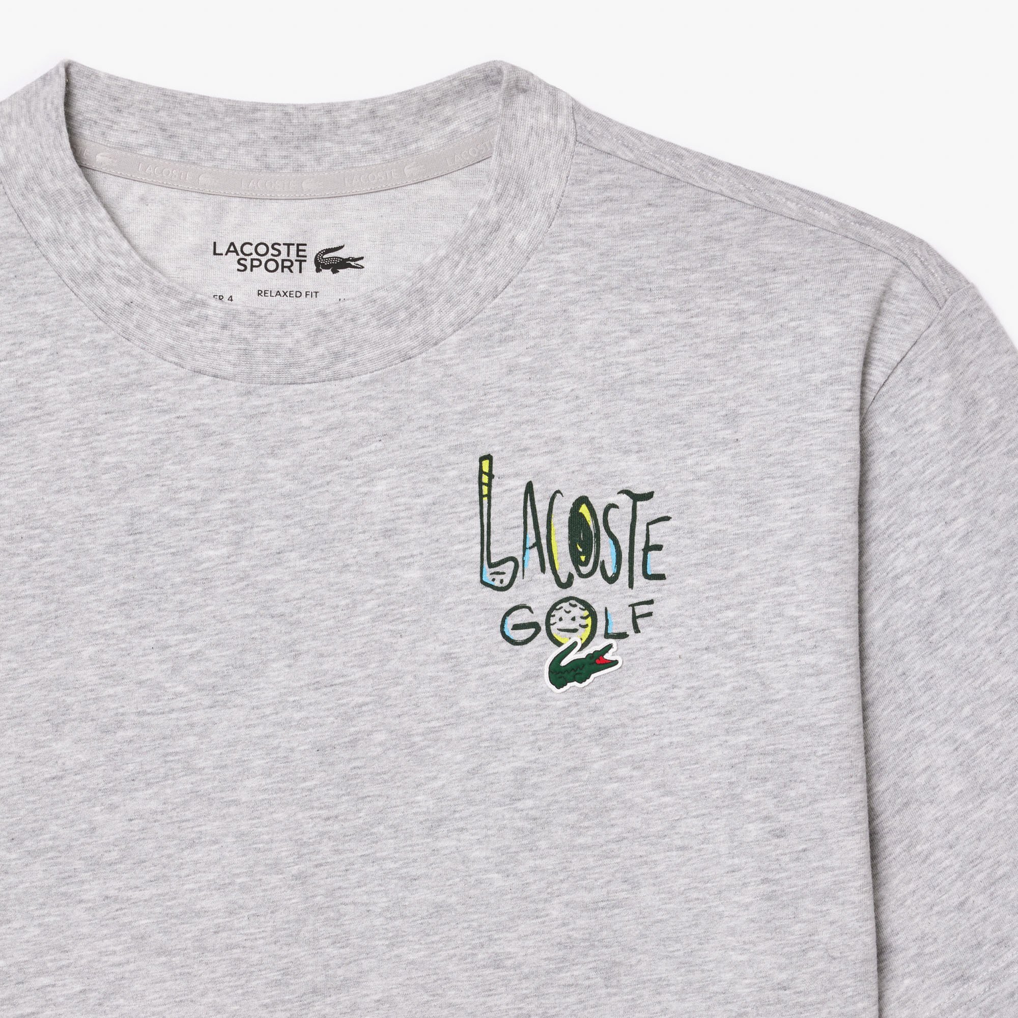 Áo Thun Golf Lacoste Nam Dáng Rộng Công Nghệ Ultra-Dry Chất Liệu Cotton