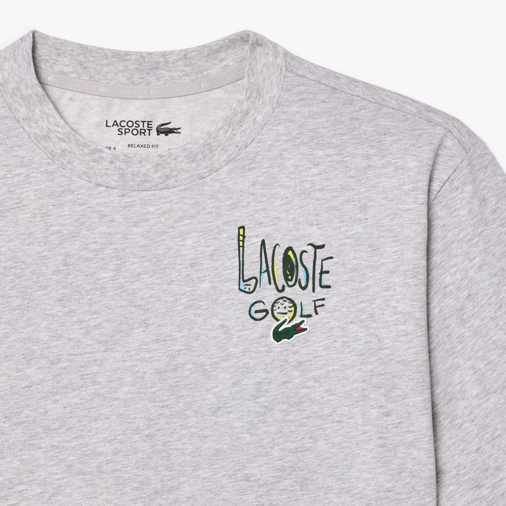 Áo Thun Golf Lacoste Nam Dáng Rộng Công Nghệ Ultra-Dry Chất Liệu Cotton