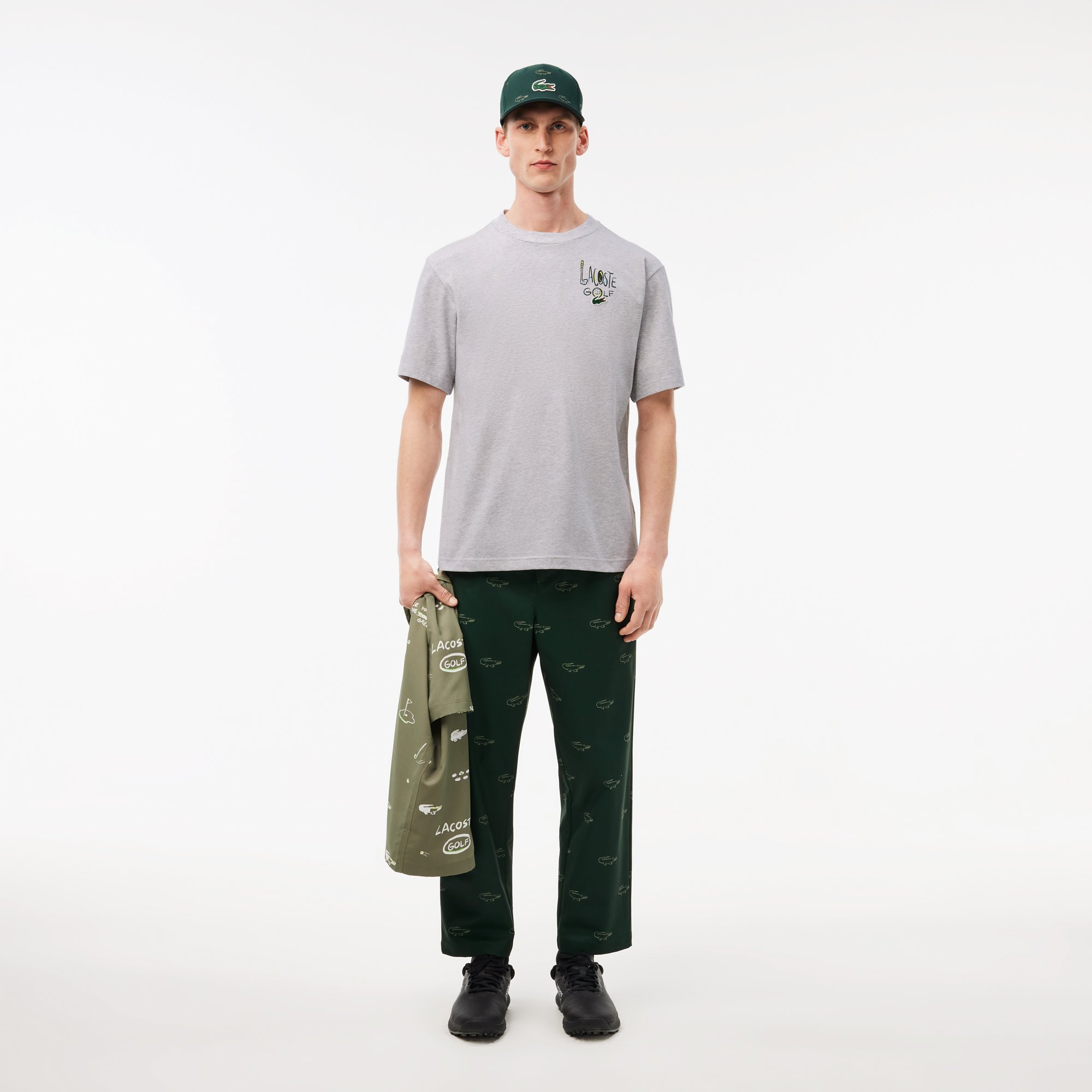 Áo Thun Golf Lacoste Nam Dáng Rộng Công Nghệ Ultra-Dry Chất Liệu Cotton