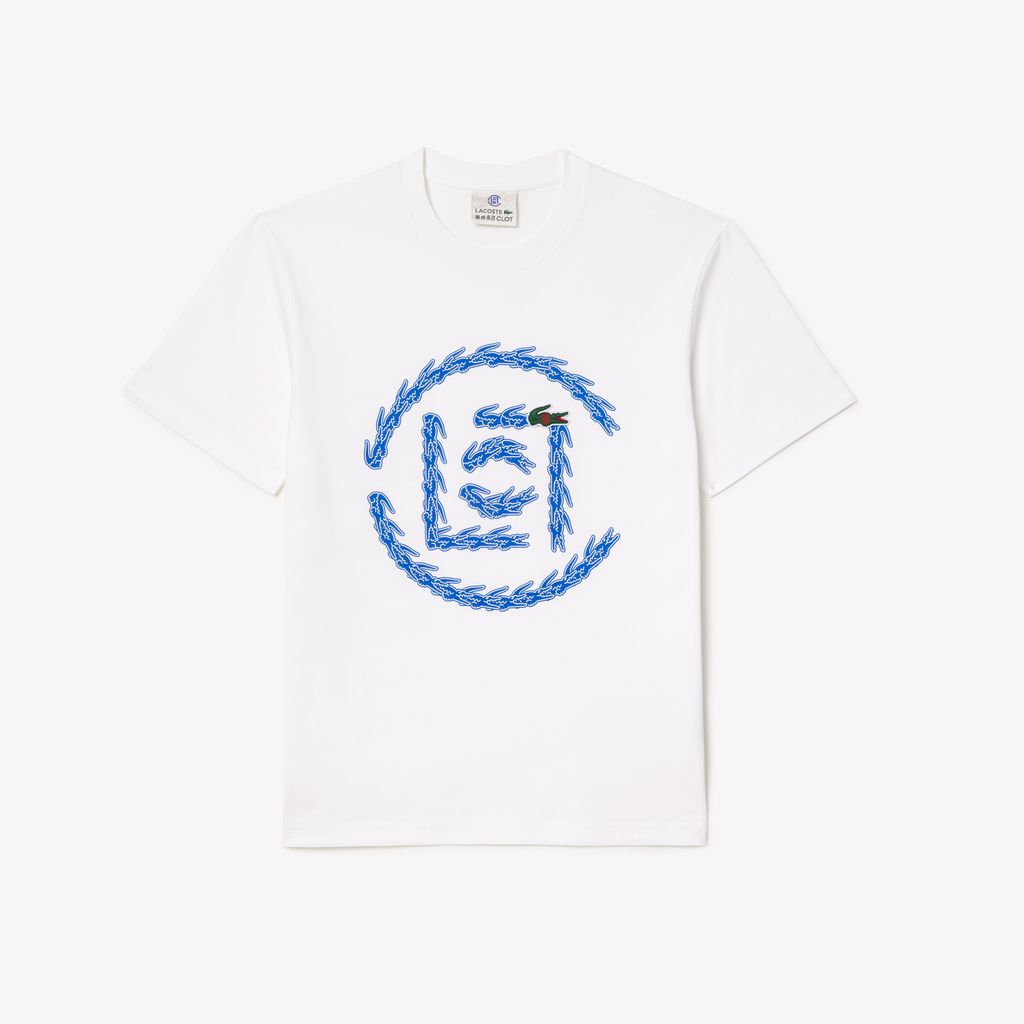 Áo Thun Lacoste Nam Lacoste x Clot Dáng Suông Chất Liệu Cotton