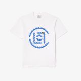 Áo Thun Lacoste Nam Lacoste x Clot Dáng Suông Chất Liệu Cotton