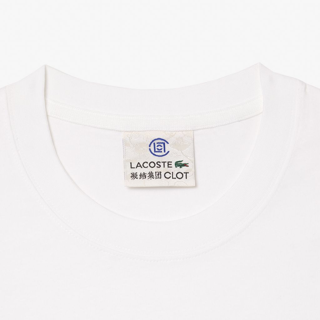 Áo Thun Lacoste Nam Lacoste x Clot Dáng Suông Chất Liệu Cotton