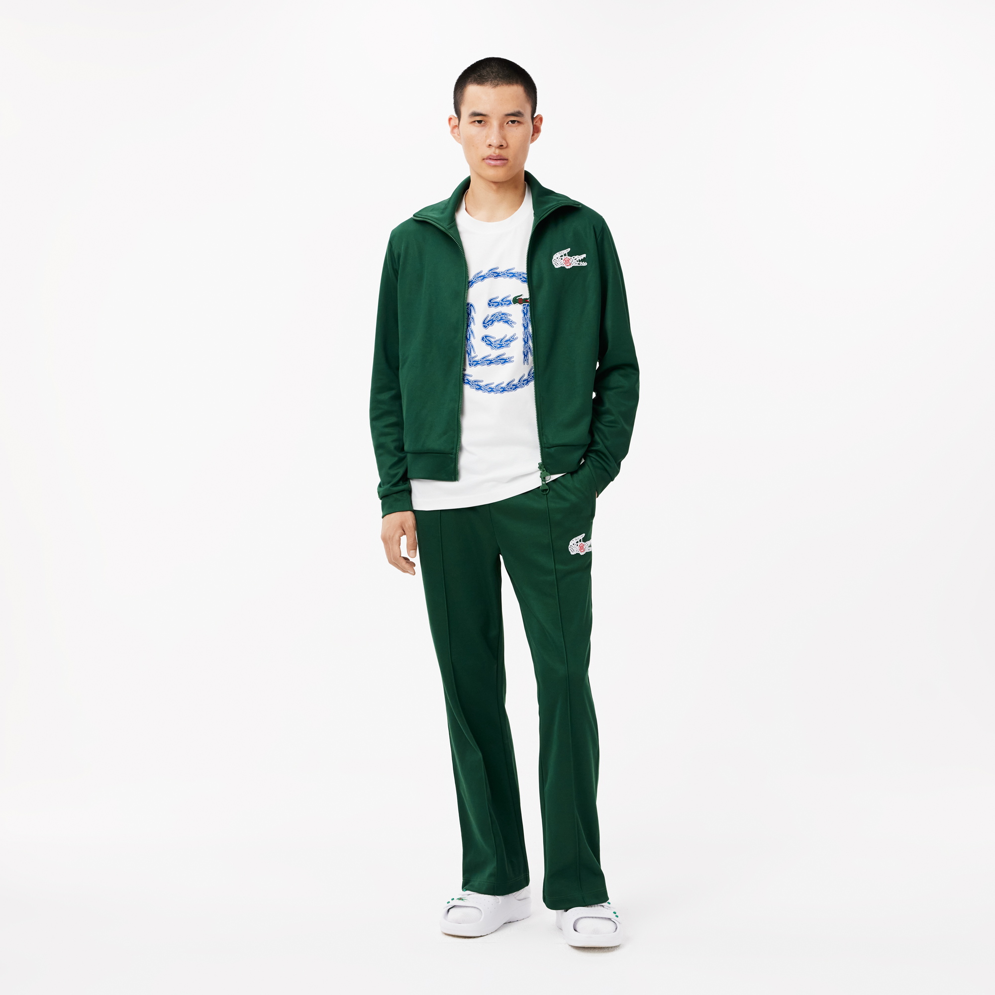Áo Thun Lacoste Nam Lacoste x Clot Dáng Suông Chất Liệu Cotton