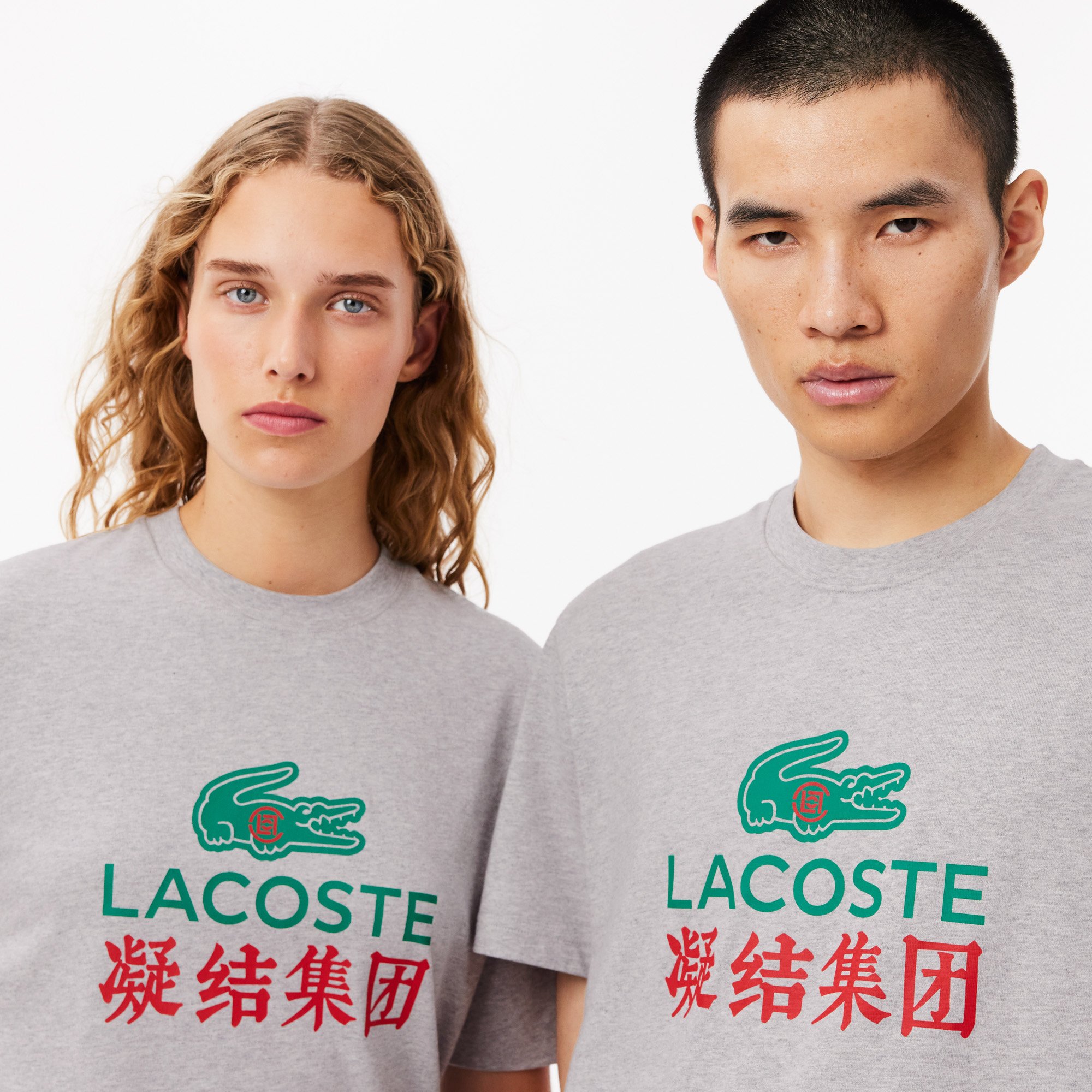 Áo Thun Lacoste Nam Lacoste x CLOT Chất Liệu Cotton Họa Tiết In