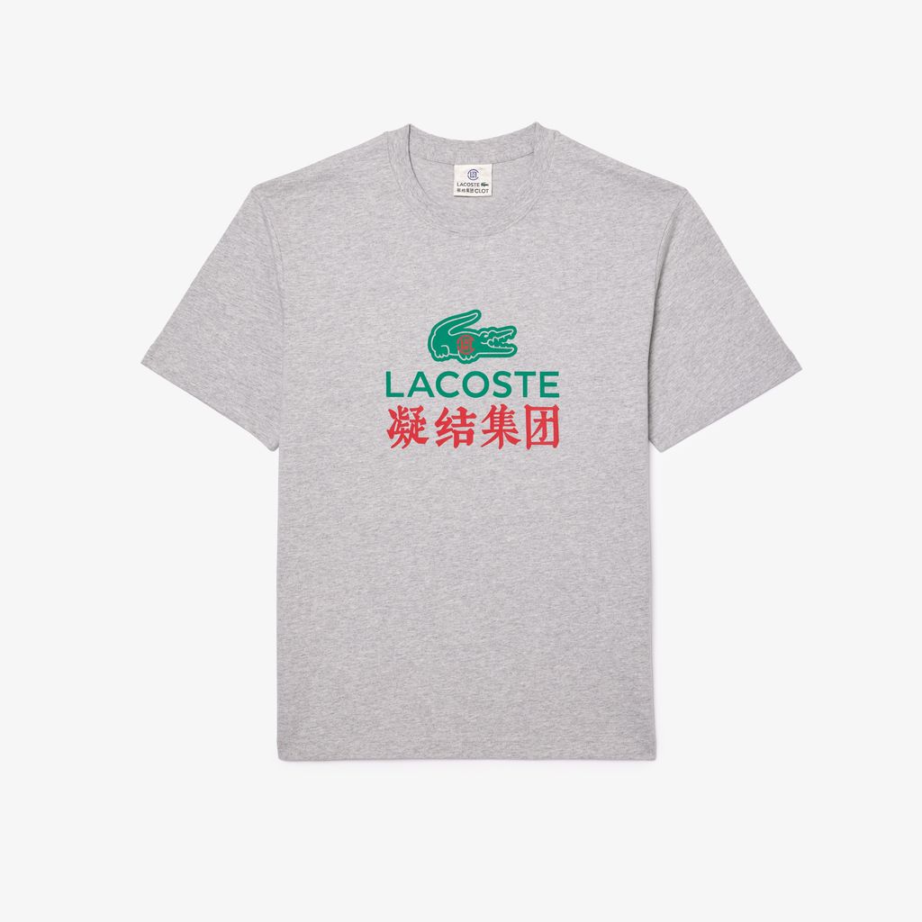 Áo Thun Lacoste Nam Lacoste x CLOT Chất Liệu Cotton Họa Tiết In