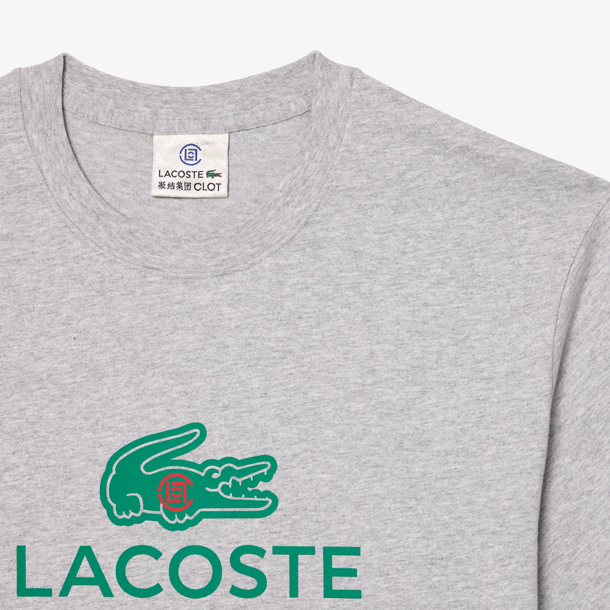 Áo Thun Lacoste Nam Lacoste x CLOT Chất Liệu Cotton Họa Tiết In