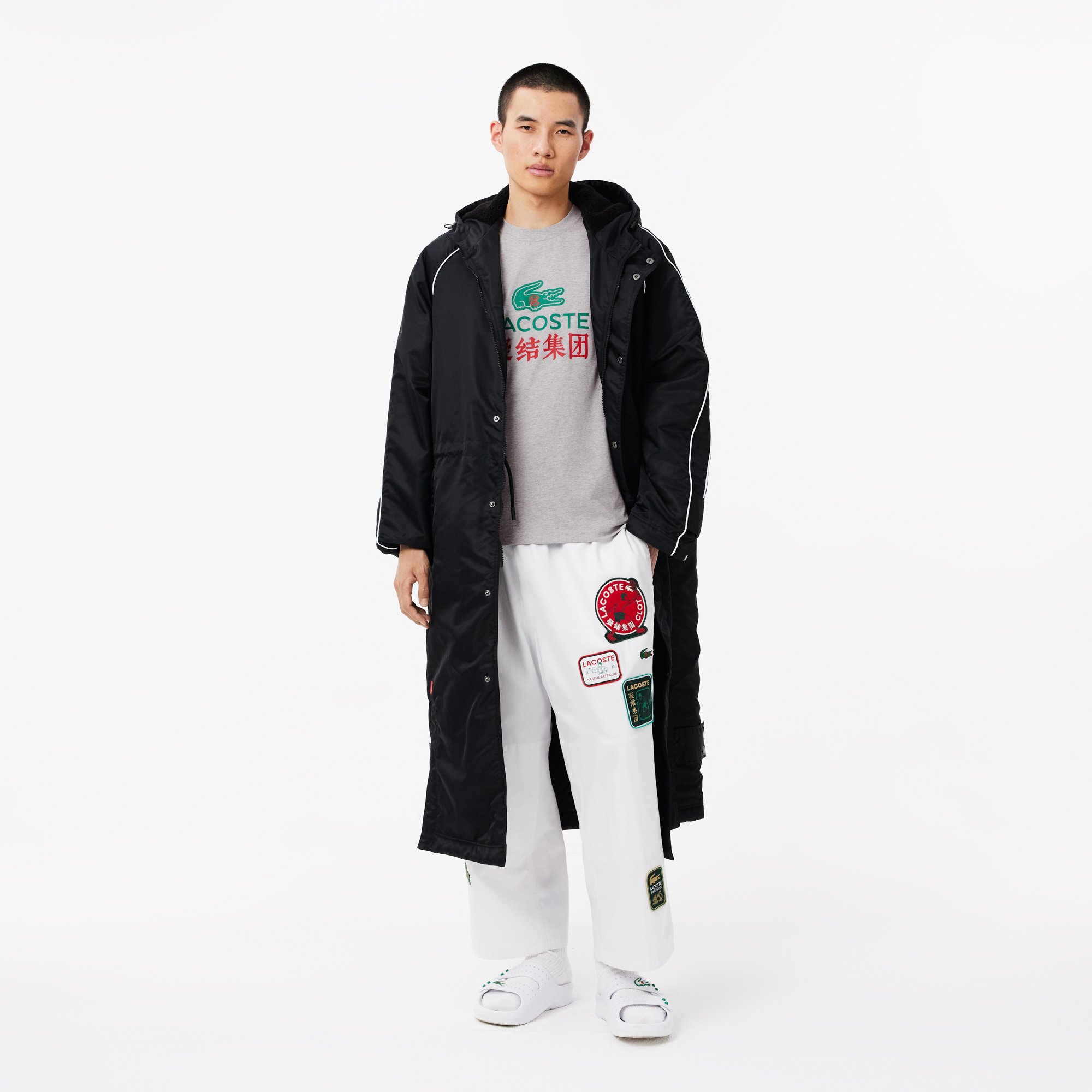 Áo Thun Lacoste Nam Lacoste x CLOT Chất Liệu Cotton Họa Tiết In