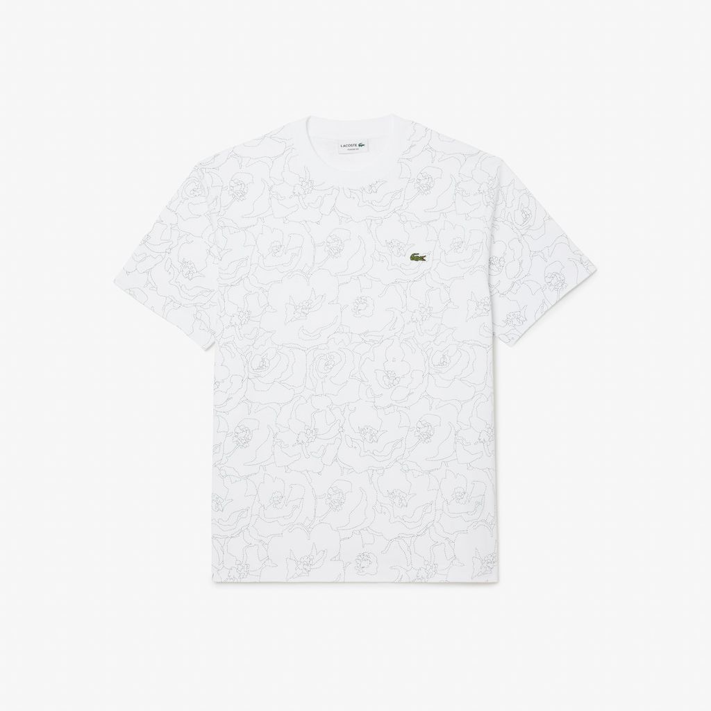 Áo Thun Lacoste Nam Chất Liệu Cotton Dày Họa Tiết In