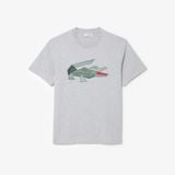 Áo Thun Lacoste Nam Chất Liệu Cotton Dày Họa Tiết Cá Sấu