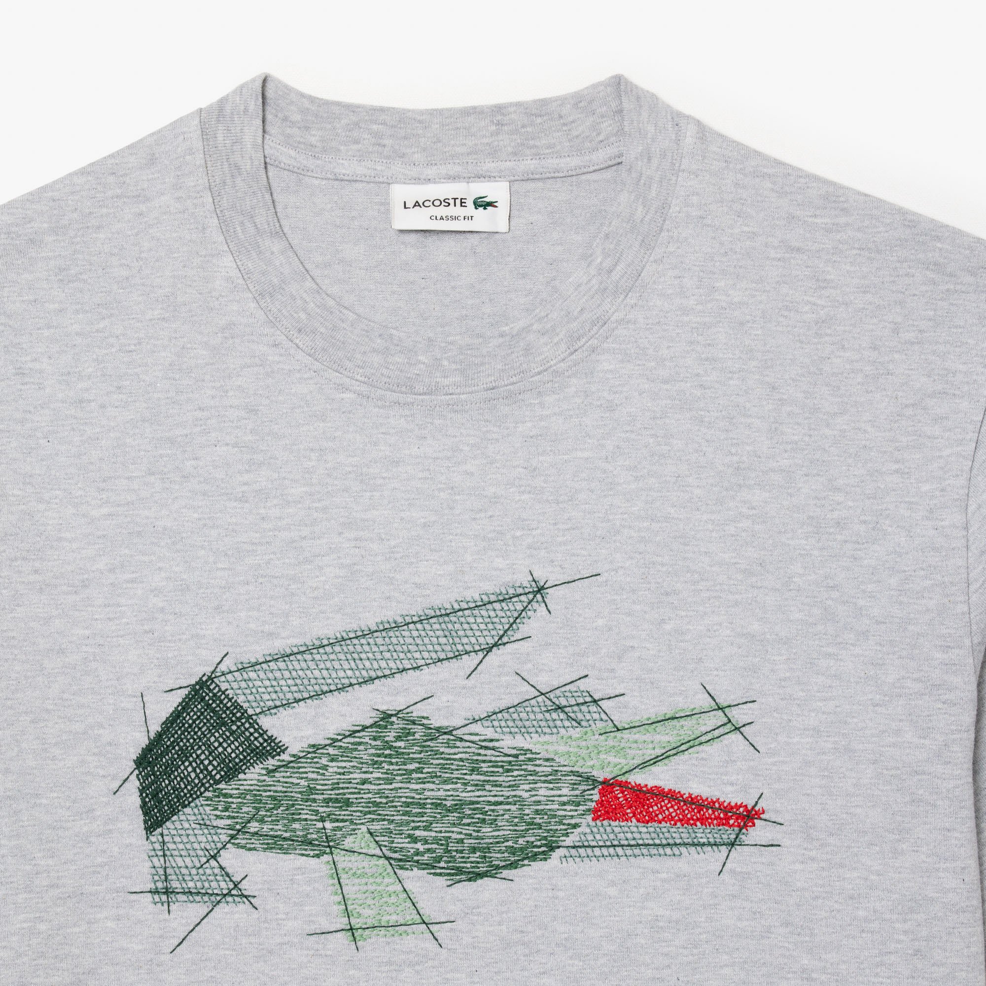 Áo Thun Lacoste Nam Chất Liệu Cotton Dày Họa Tiết Cá Sấu