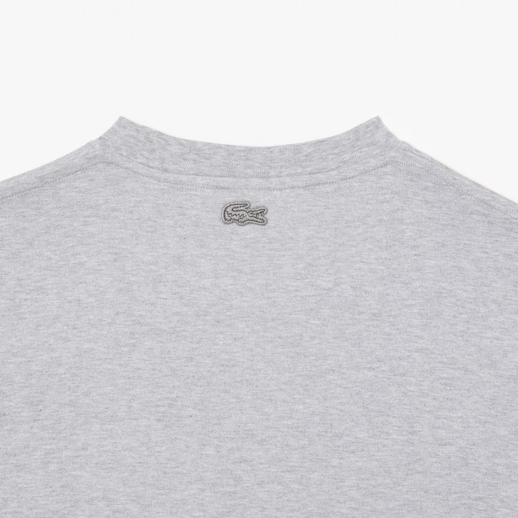 Áo Thun Lacoste Nam Chất Liệu Cotton Dày Họa Tiết Cá Sấu