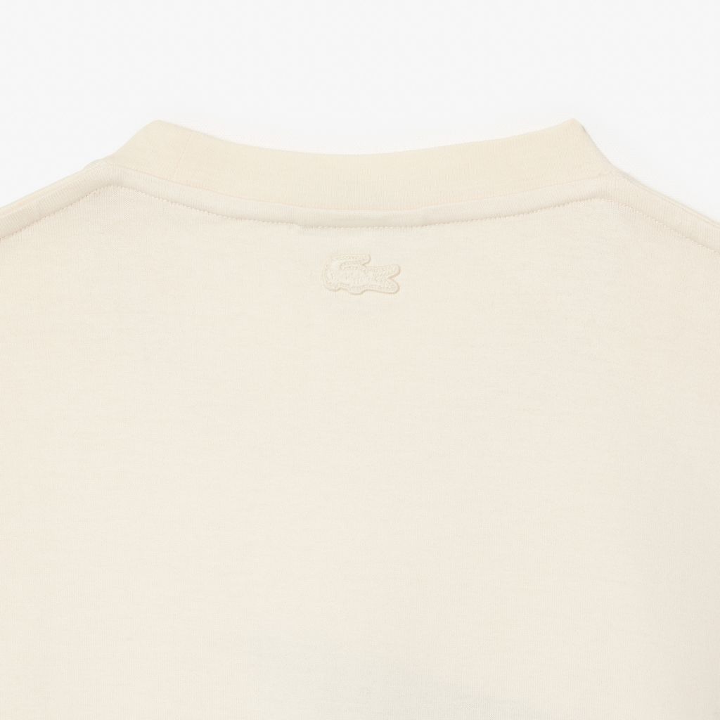 Áo Thun Lacoste Nam Chất Liệu Cotton Dày Họa Tiết Cá Sấu