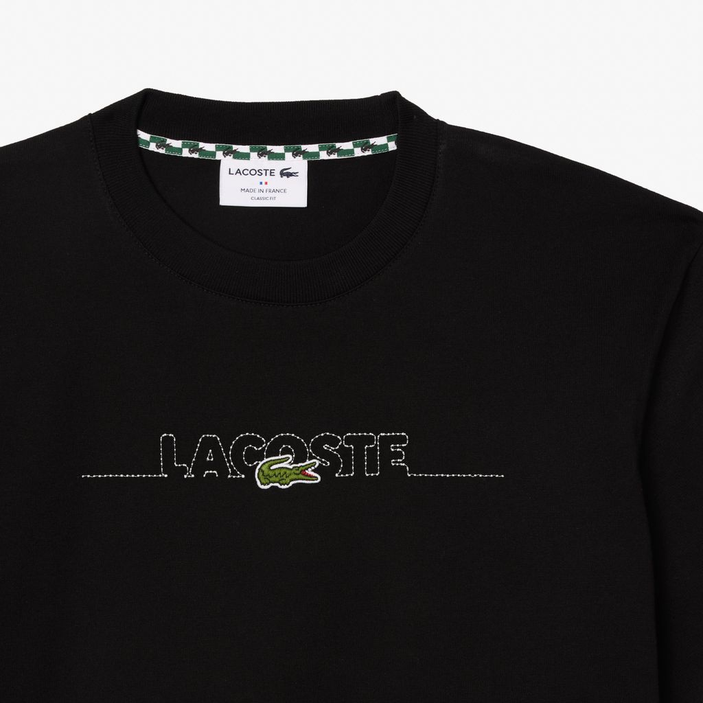 Áo Thun Lacoste Nam Thêu Sản Xuất Tại Pháp