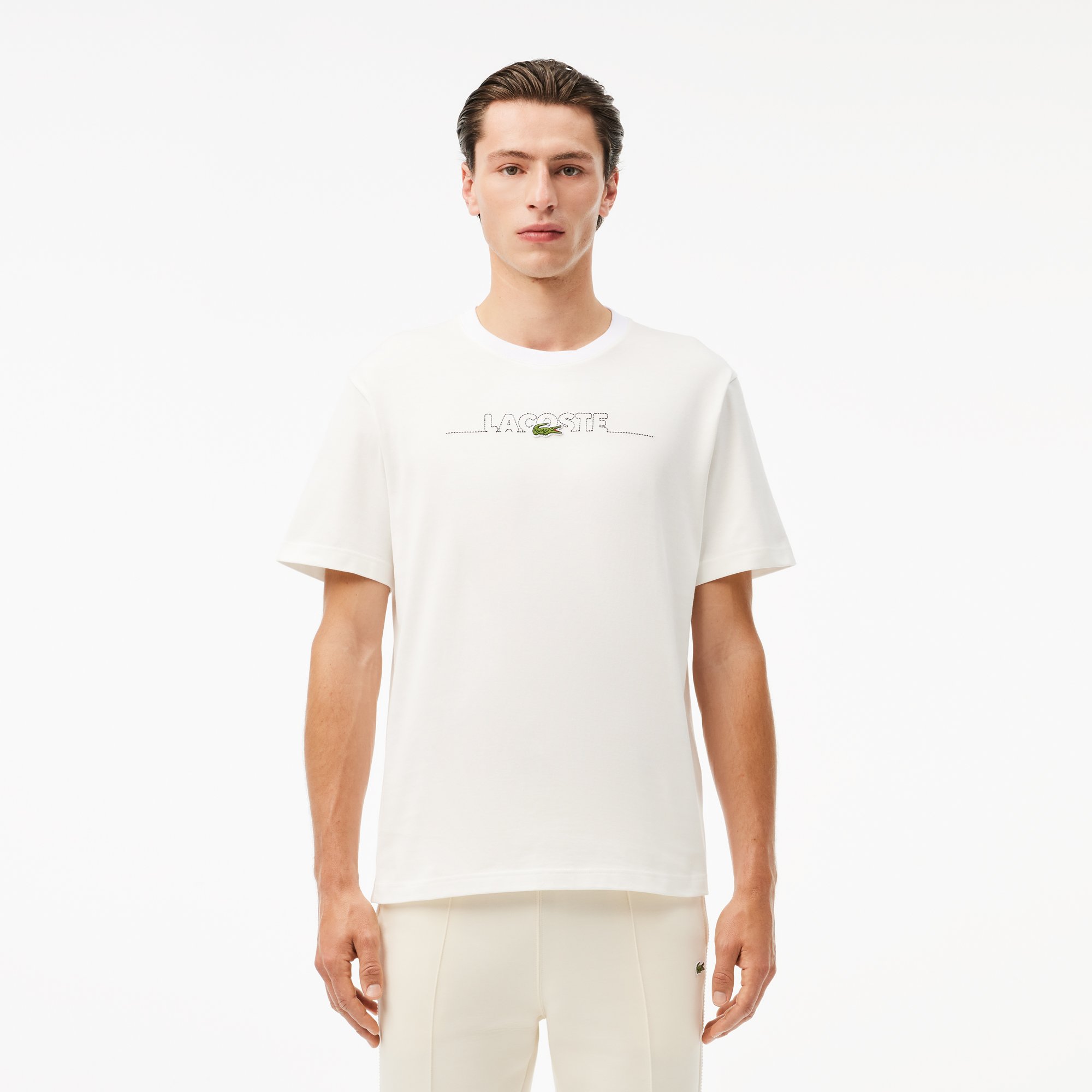 Áo Thun Lacoste Nam Thêu Sản Xuất Tại Pháp