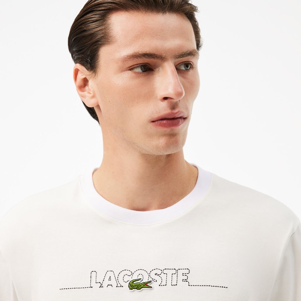 Áo Thun Lacoste Nam Thêu Sản Xuất Tại Pháp