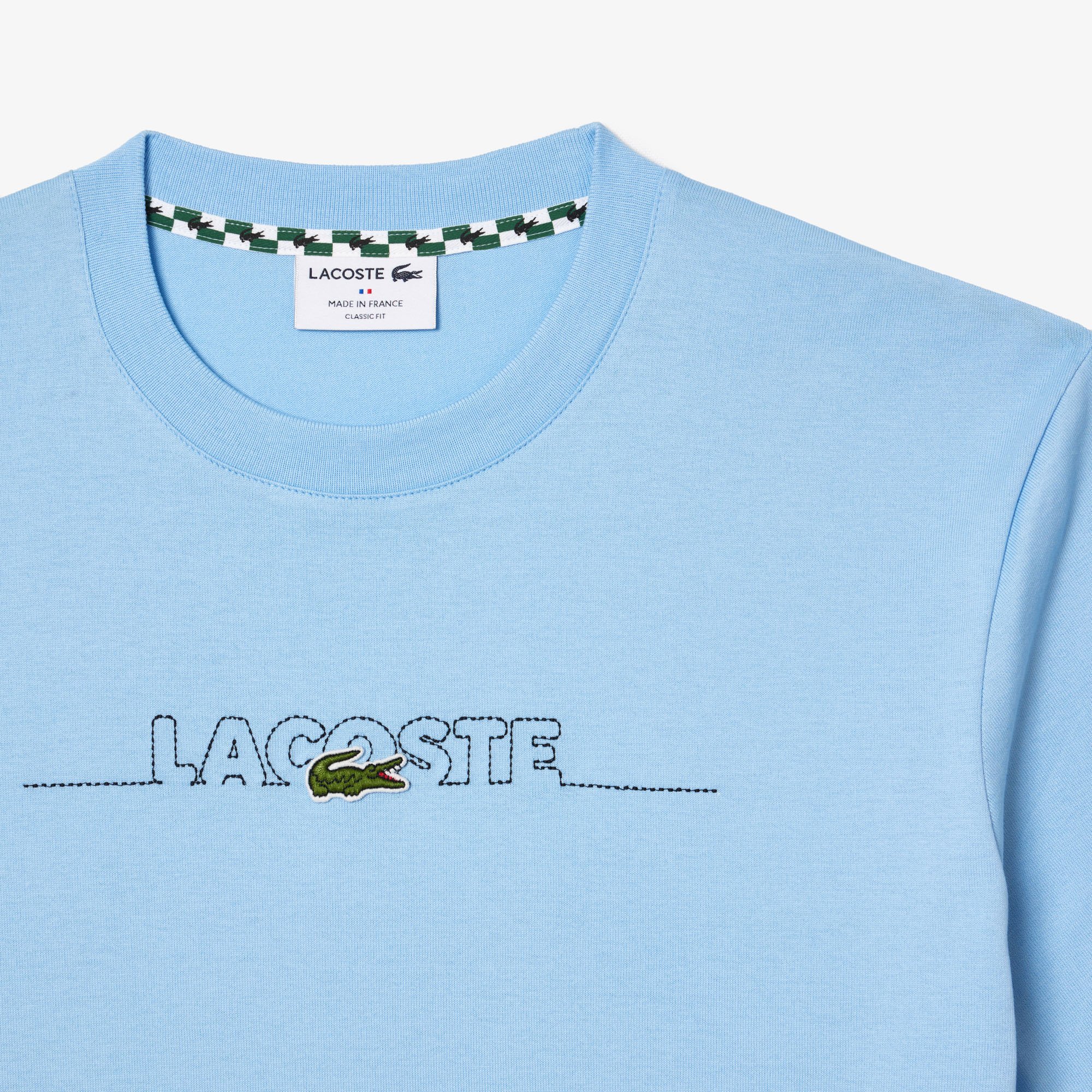 Áo Thun Lacoste Nam Thêu Sản Xuất Tại Pháp