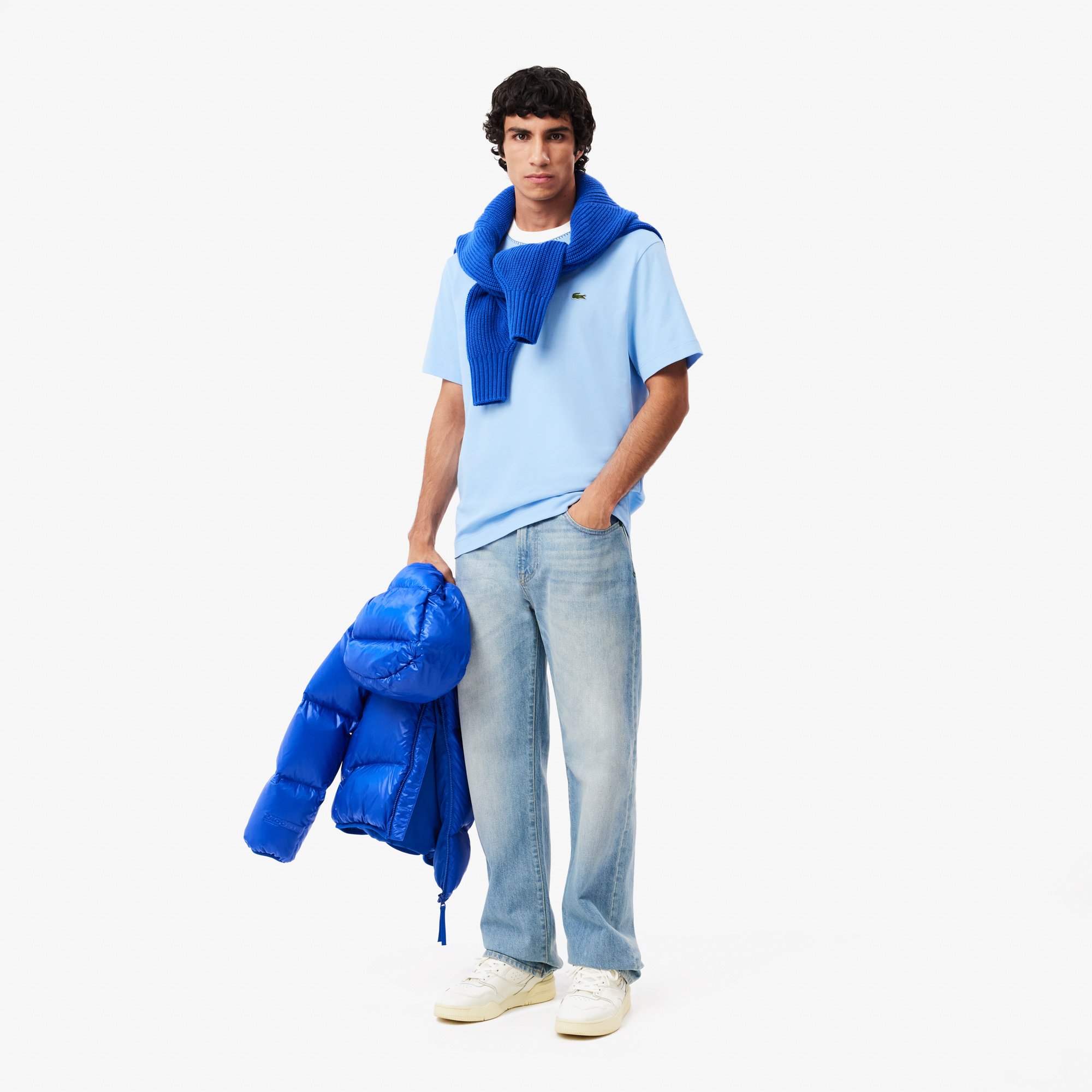 Áo Thun Lacoste Nam Chất Liệu Cotton Dày Sản Xuất Tại Pháp