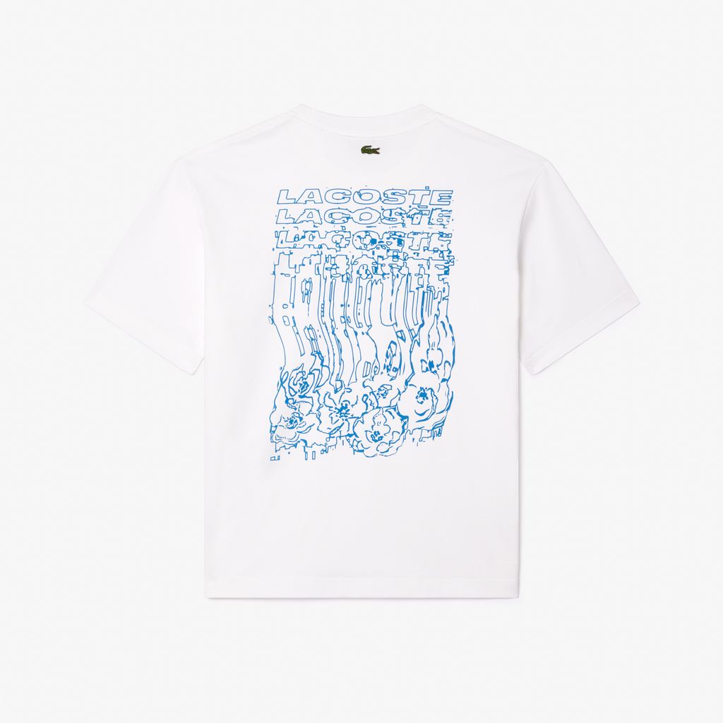 Áo Thun Lacoste Nam Dáng Rộng Họa Tiết Floral Print