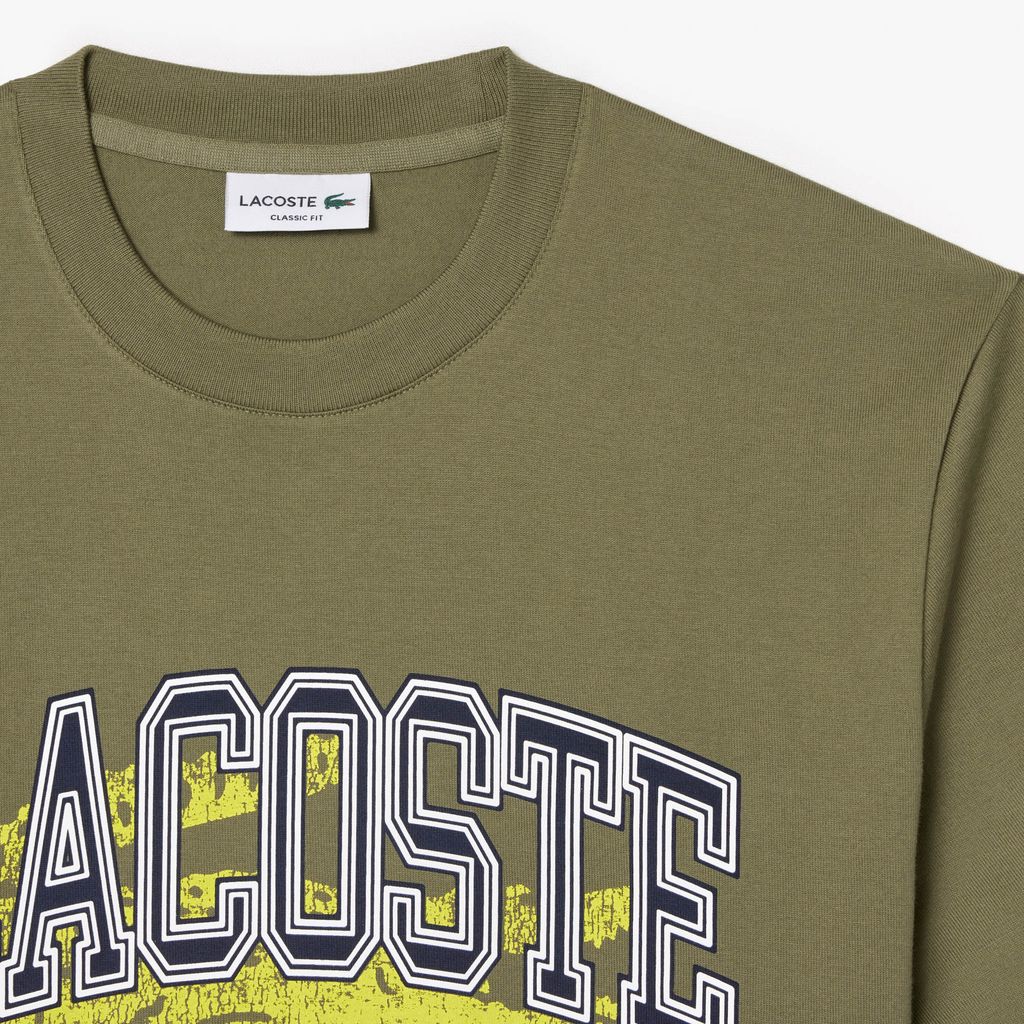 Áo Thun Lacoste Nam Chất Liệu Cotton Jersey