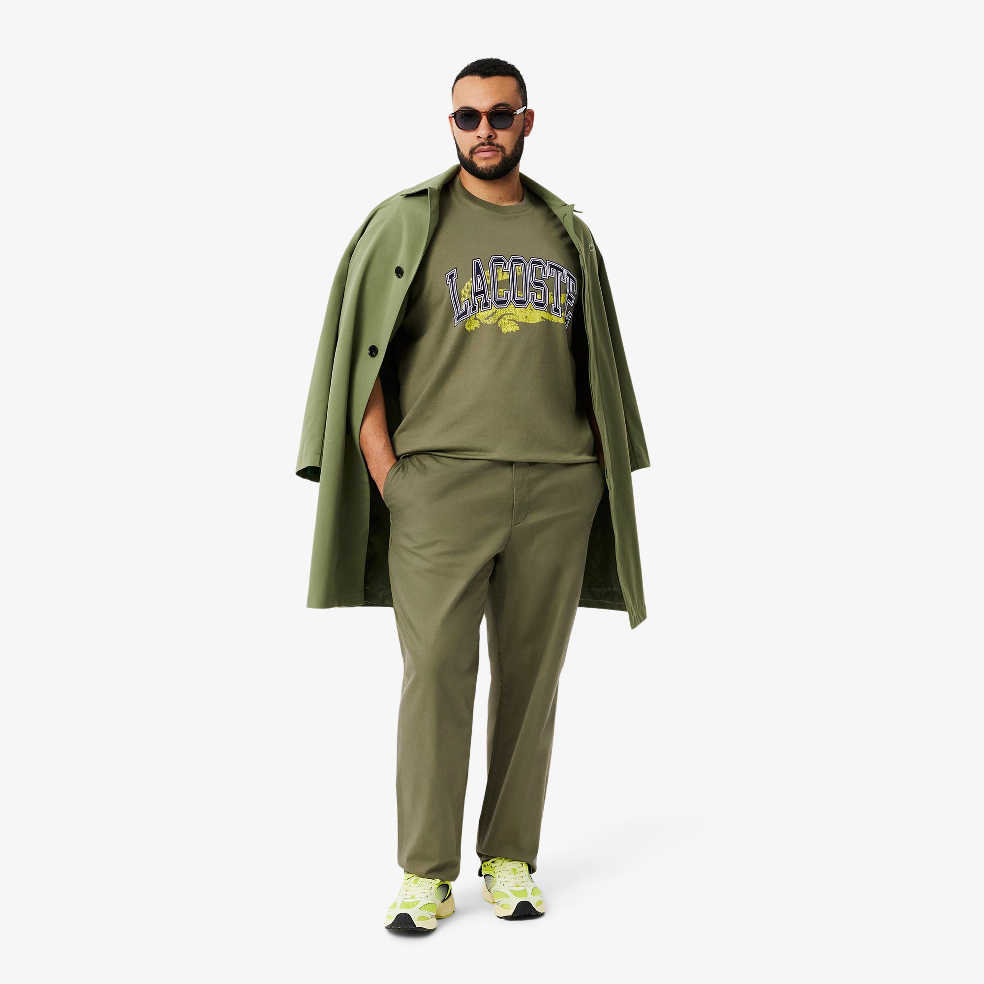 Áo Thun Lacoste Nam Chất Liệu Cotton Jersey