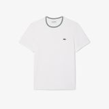 Áo Thun Lacoste Nam Dáng Suông Có Cổ Dệt Gân