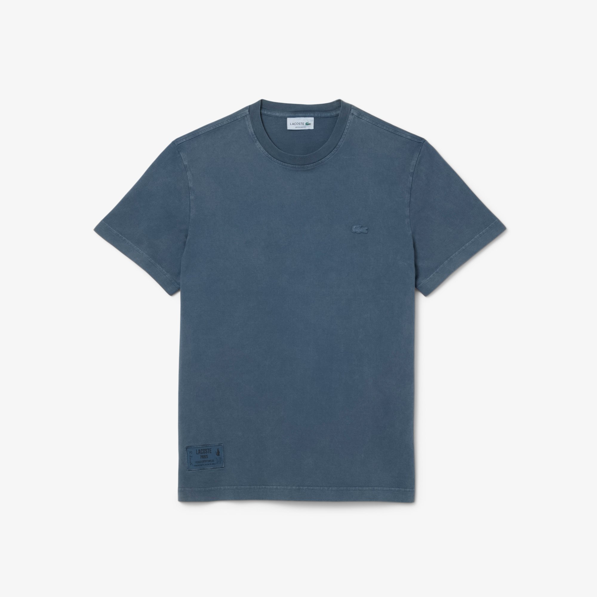 Áo Thun Lacoste Nam Chất Liệu Jersey Dày Hiệu Ứng Washed