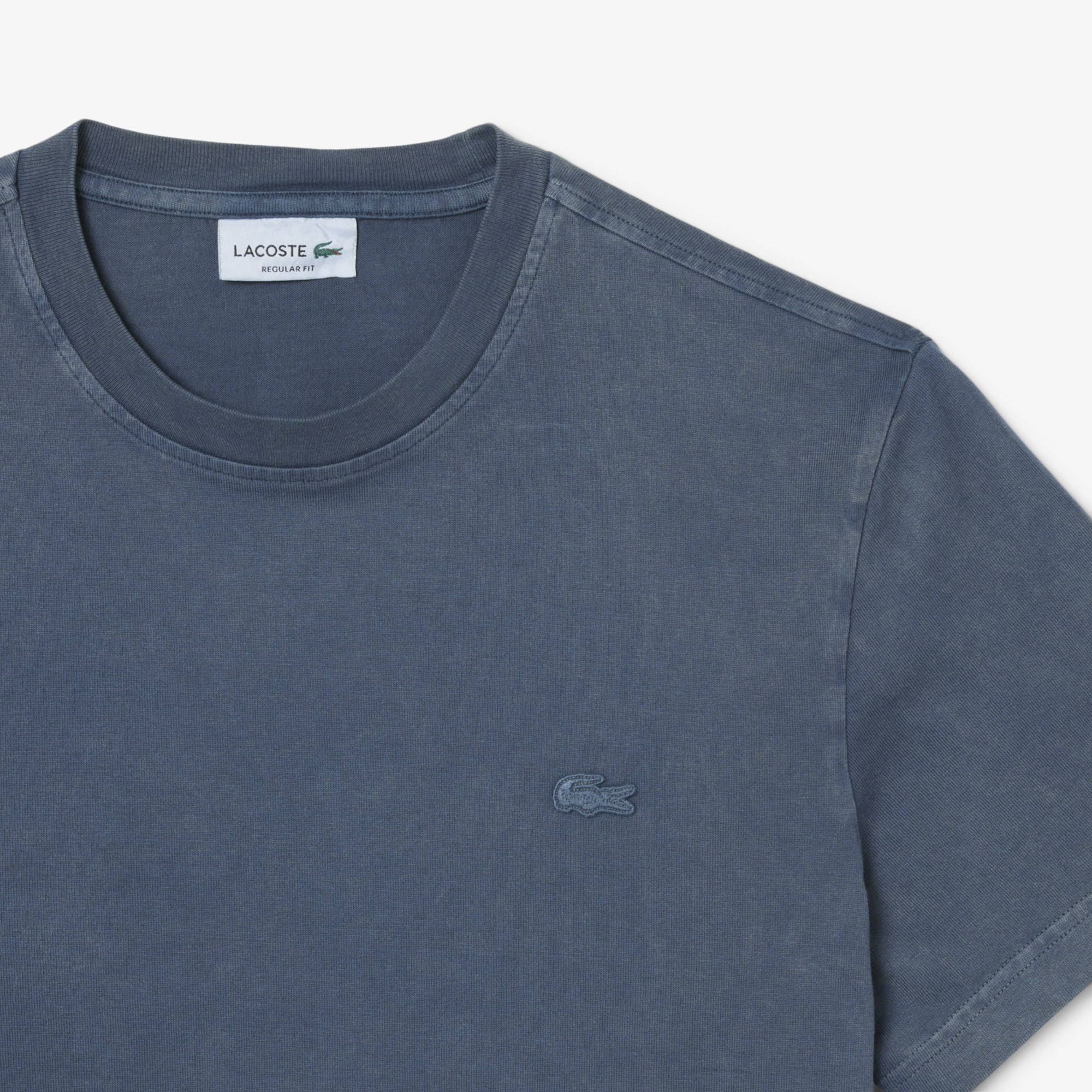 Áo Thun Lacoste Nam Chất Liệu Jersey Dày Hiệu Ứng Washed
