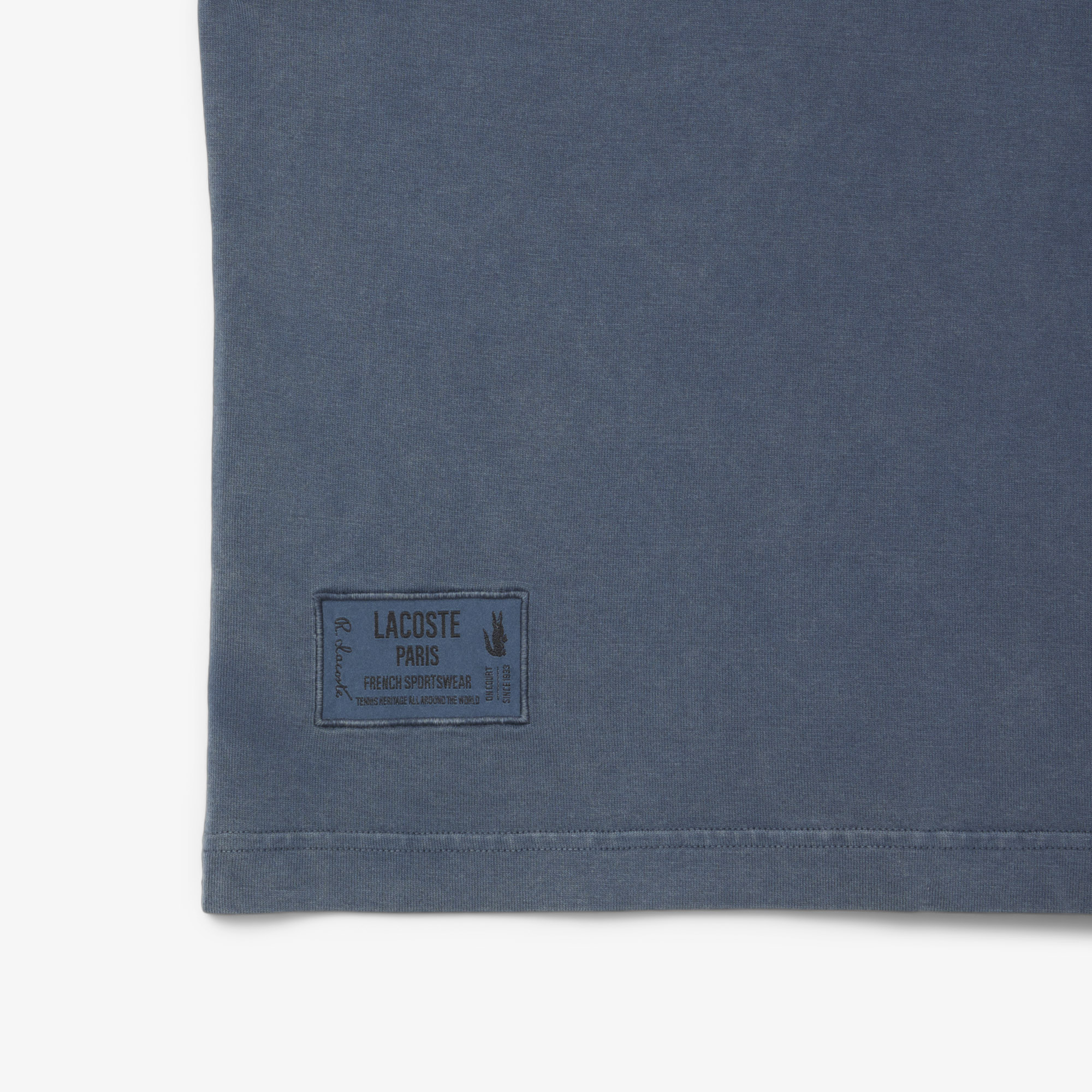 Áo Thun Lacoste Nam Chất Liệu Jersey Dày Hiệu Ứng Washed