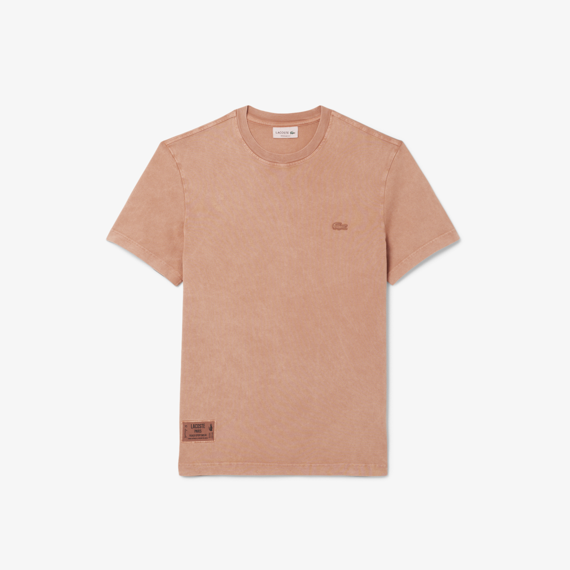 Áo Thun Lacoste Nam Chất Liệu Jersey Dày Hiệu Ứng Washed