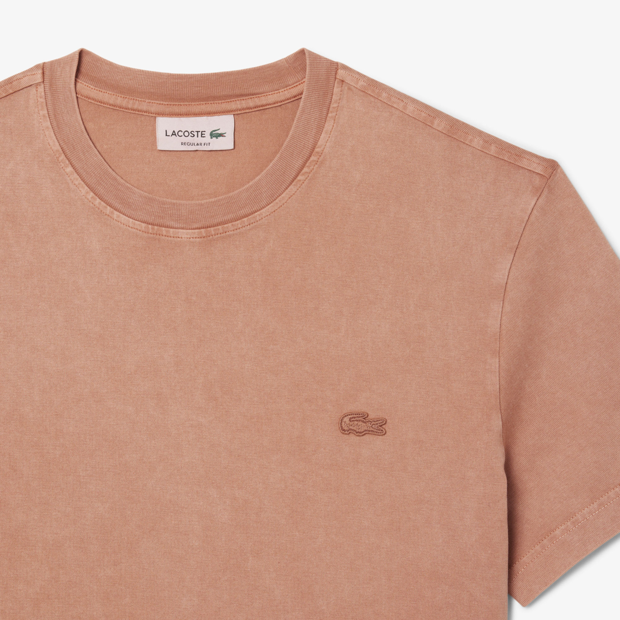Áo Thun Lacoste Nam Chất Liệu Jersey Dày Hiệu Ứng Washed