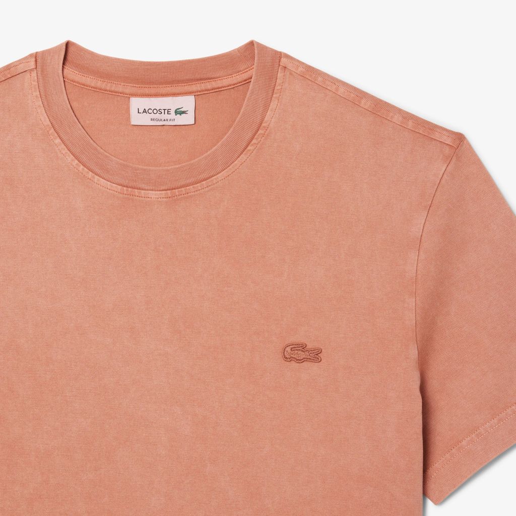 Áo Thun Lacoste Nam Chất Liệu Jersey Dày Hiệu Ứng Washed