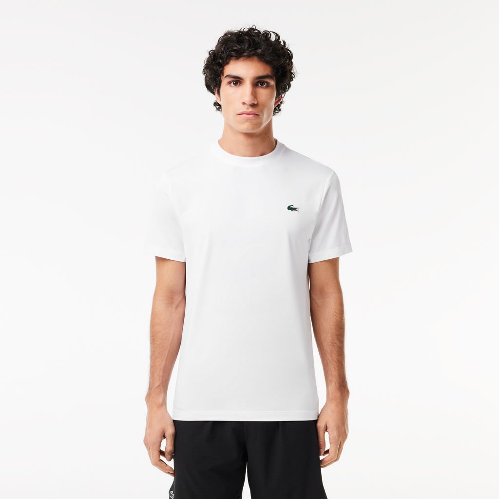 Áo Thun Thể Thao Lacoste Nam Dáng Ôm Chất Liệu Jersey Co Giãn