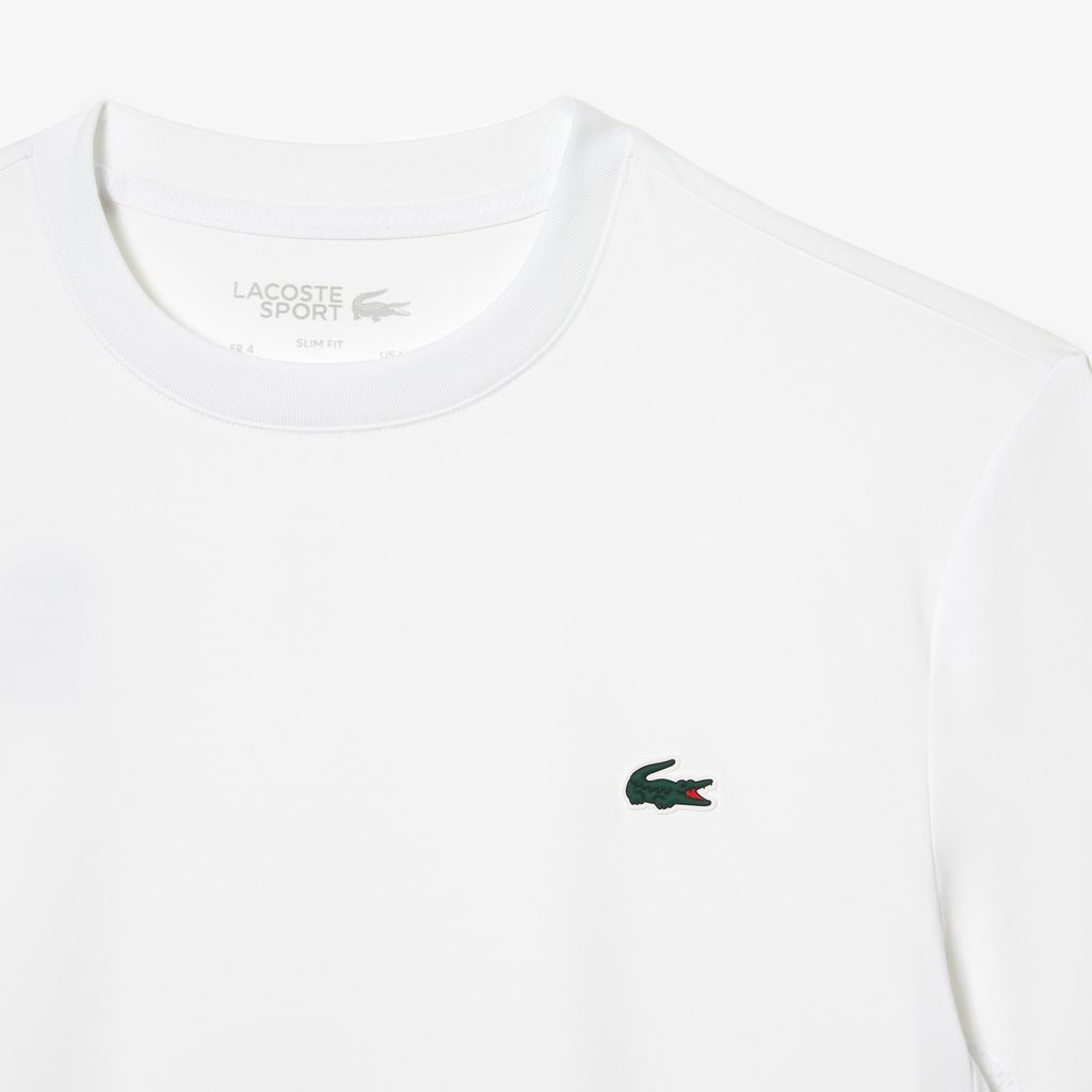 Áo Thun Thể Thao Lacoste Nam Ôm Dáng Chất Liệu Jersey Co Giãn