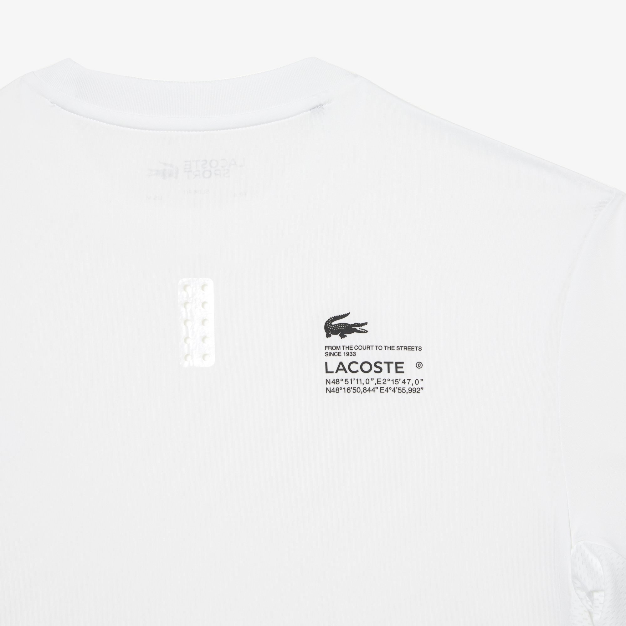 Áo Thun Thể Thao Lacoste Nam Ôm Dáng Chất Liệu Jersey Co Giãn