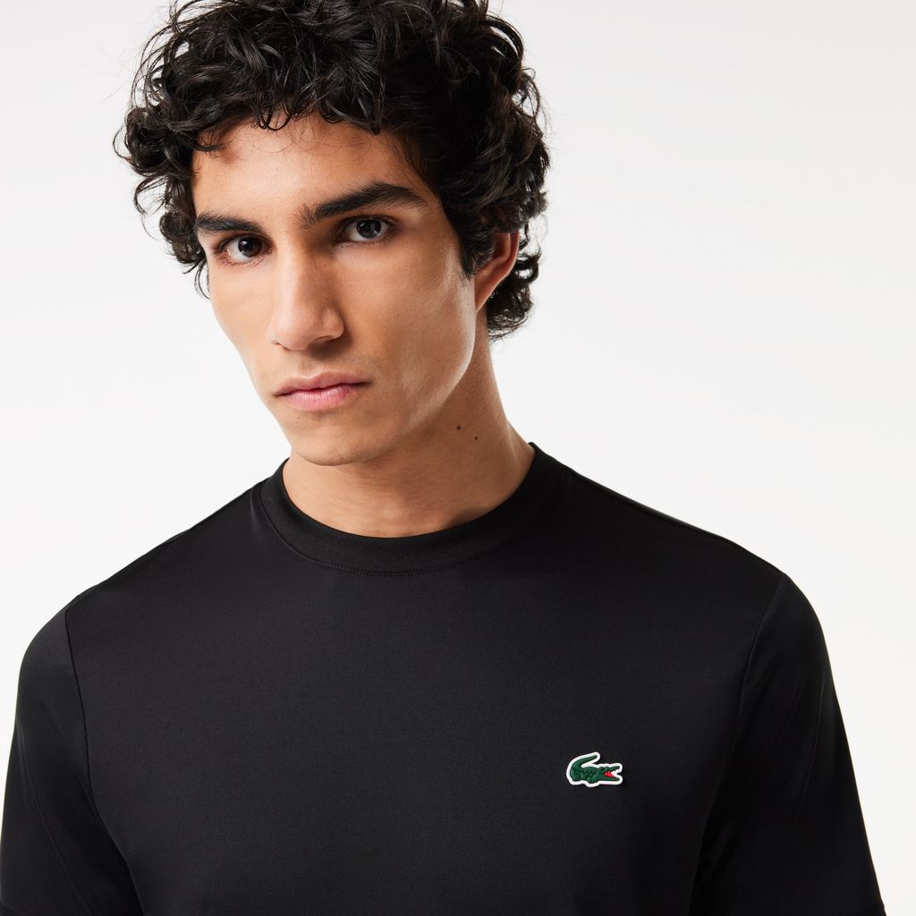 Áo Thun Thể Thao Lacoste Nam Dáng Ôm Chất Liệu Jersey Co Giãn